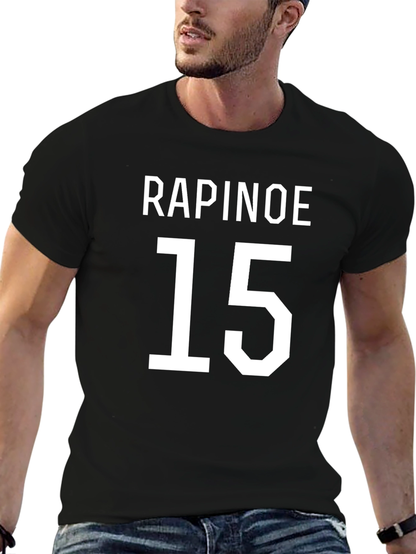 Rapinoe 15 Black T-Shirt Fan Apparel