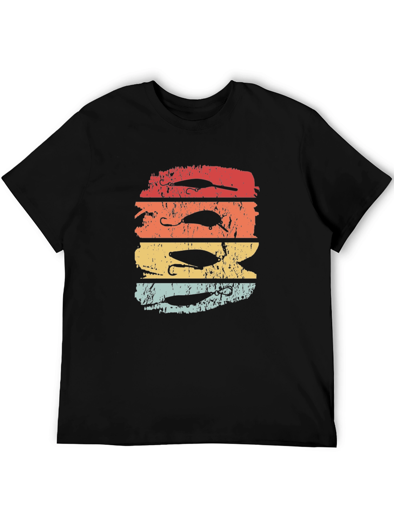 Retro Fishing Lures Graphic Tee | Angler Gift