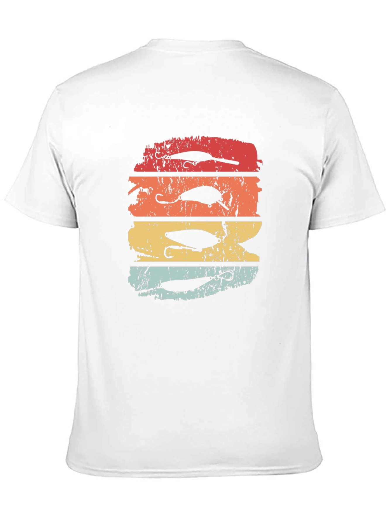 Retro Fishing Lures Graphic Tee | Angler Gift