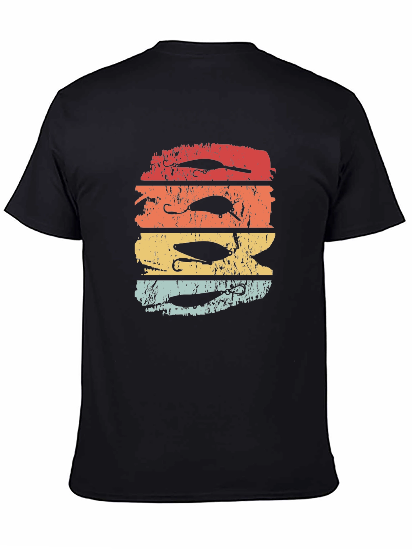 Retro Fishing Lures Graphic Tee | Angler Gift