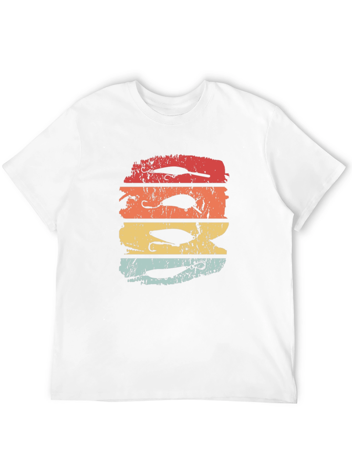 Retro Fishing Lures Graphic Tee | Angler Gift