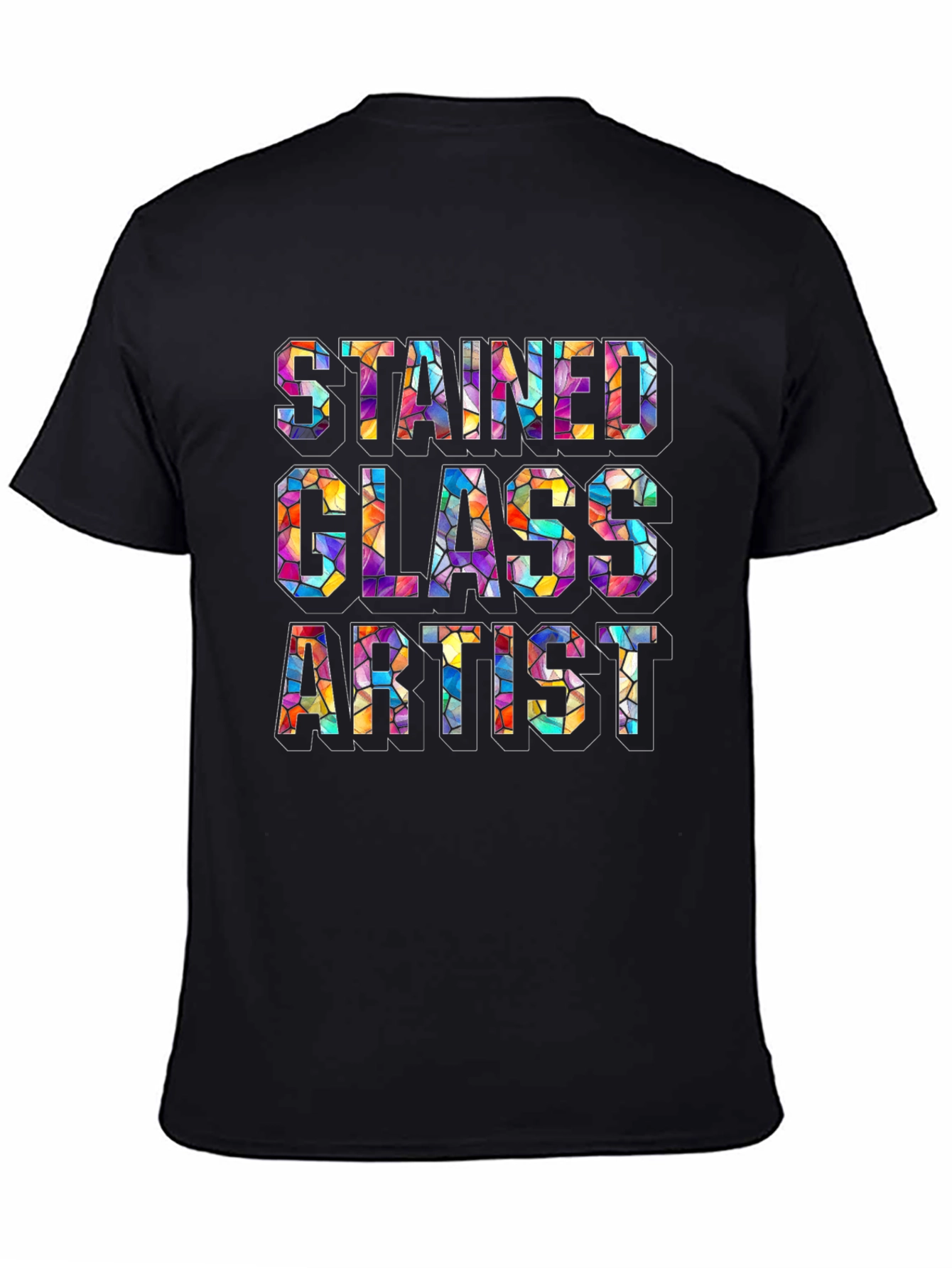 Stained Glass Artist Graphic T-Shirt