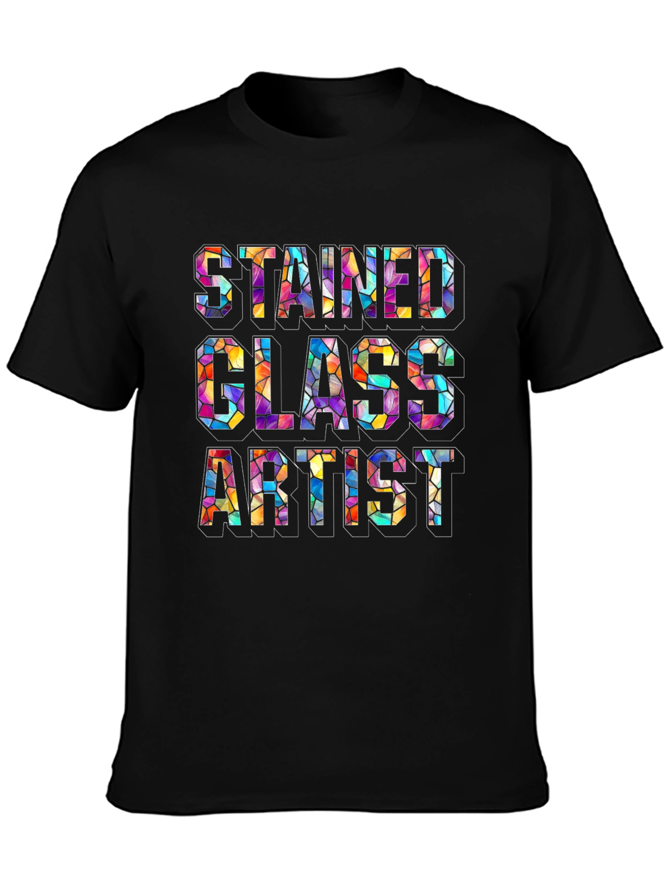 Stained Glass Artist Graphic T-Shirt