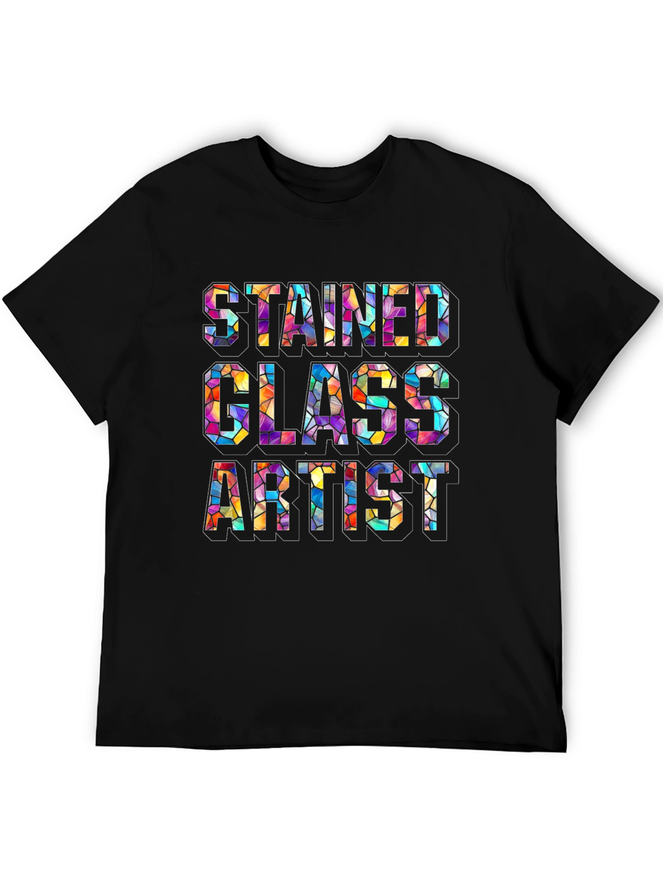 Stained Glass Artist Graphic T-Shirt