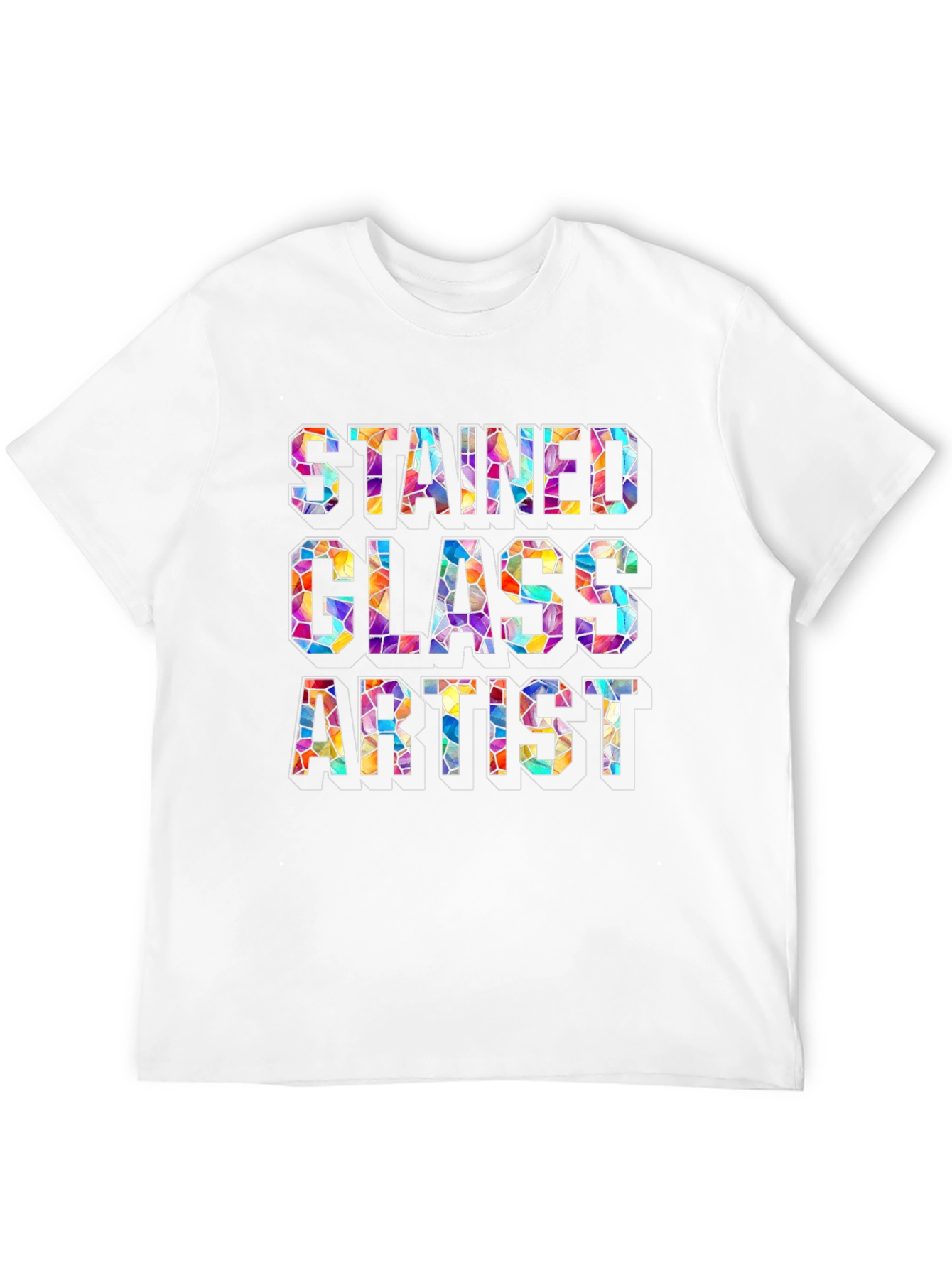 Stained Glass Artist Graphic T-Shirt