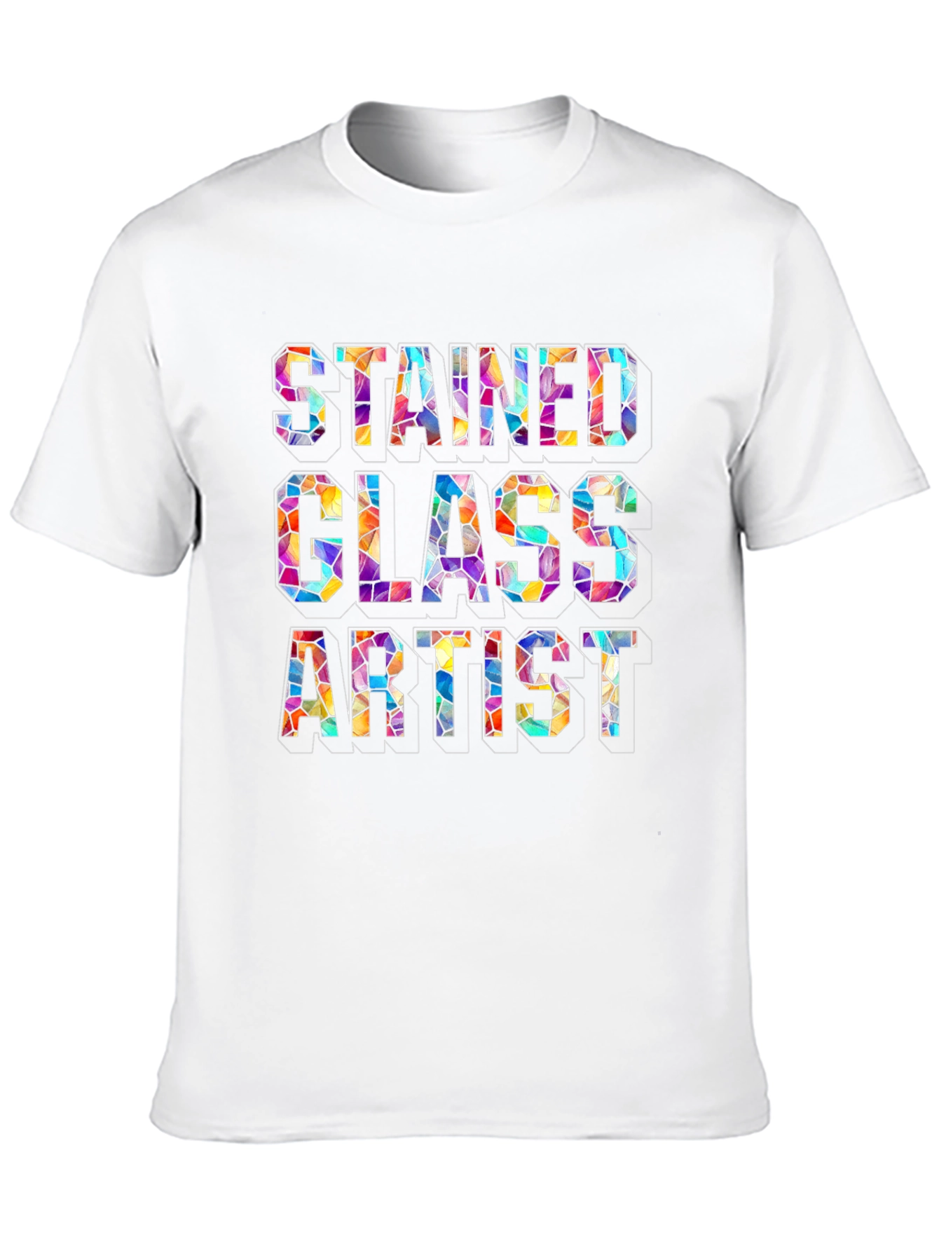 Stained Glass Artist Graphic T-Shirt