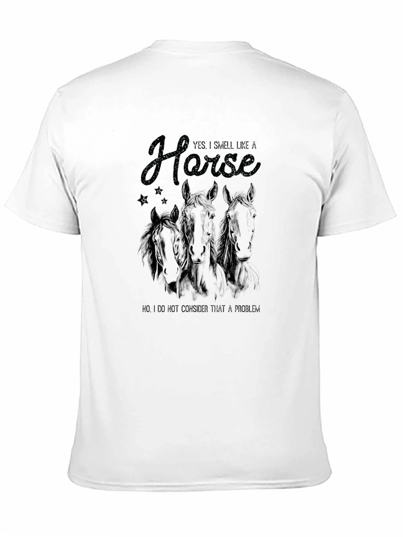 Smell Like a Horse Funny Graphic Tee