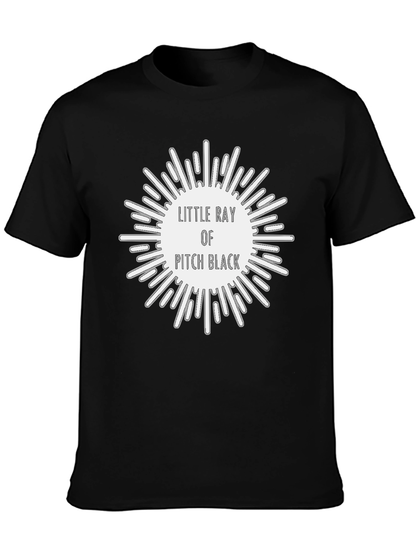 Little Ray of Pitch Black Graphic T-Shirt