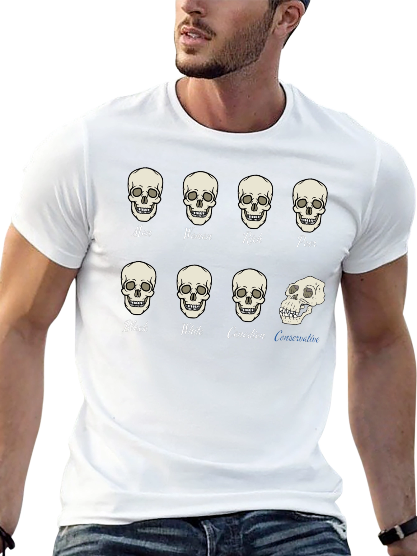 Equality T-Shirt: All Skulls Look the Same