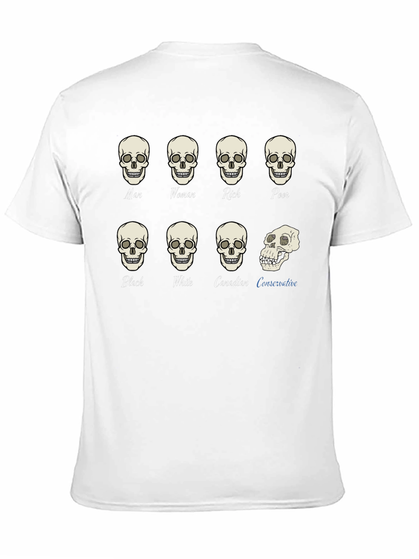 Equality T-Shirt: All Skulls Look the Same