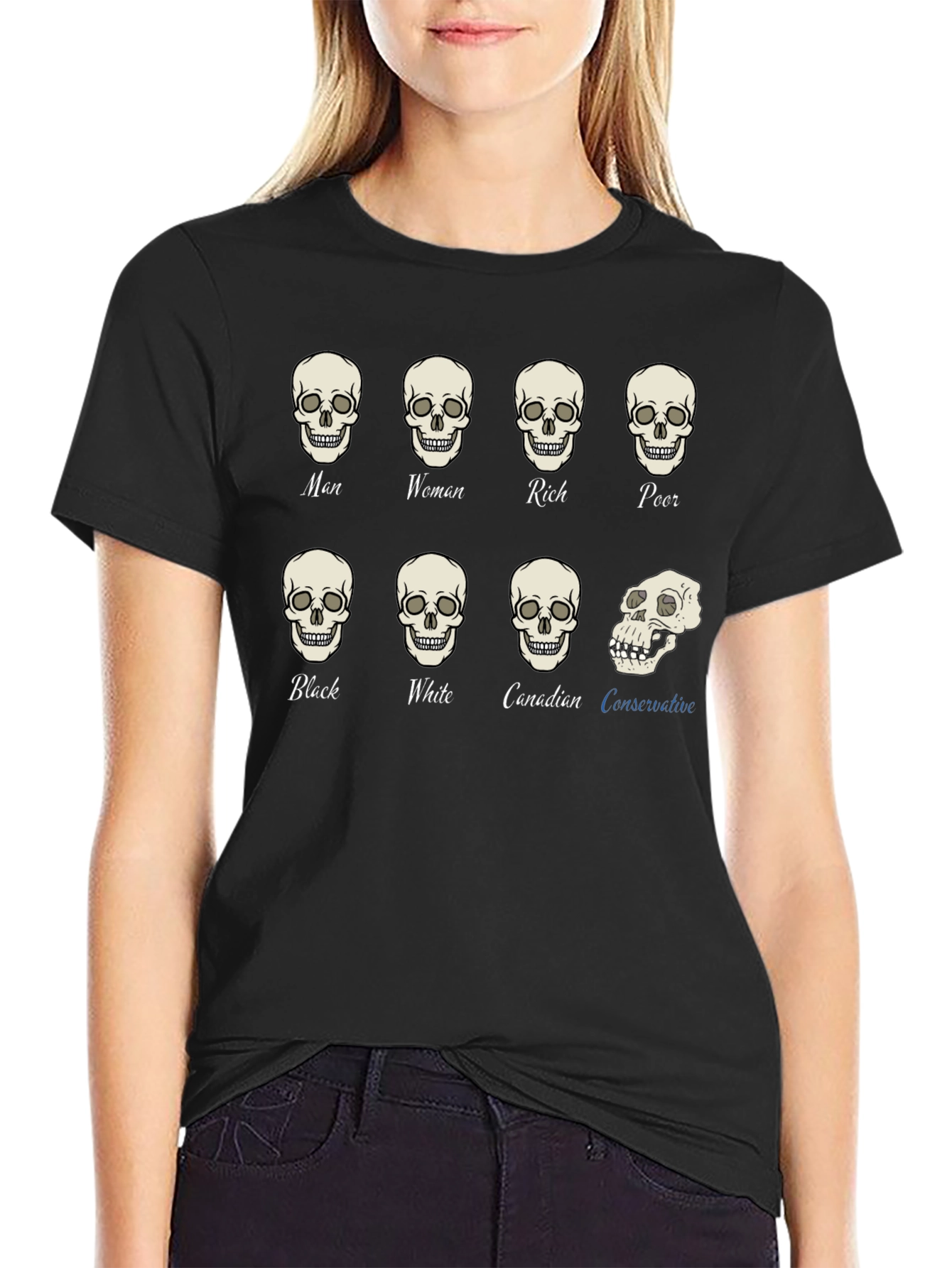 Equality T-Shirt: All Skulls Look the Same