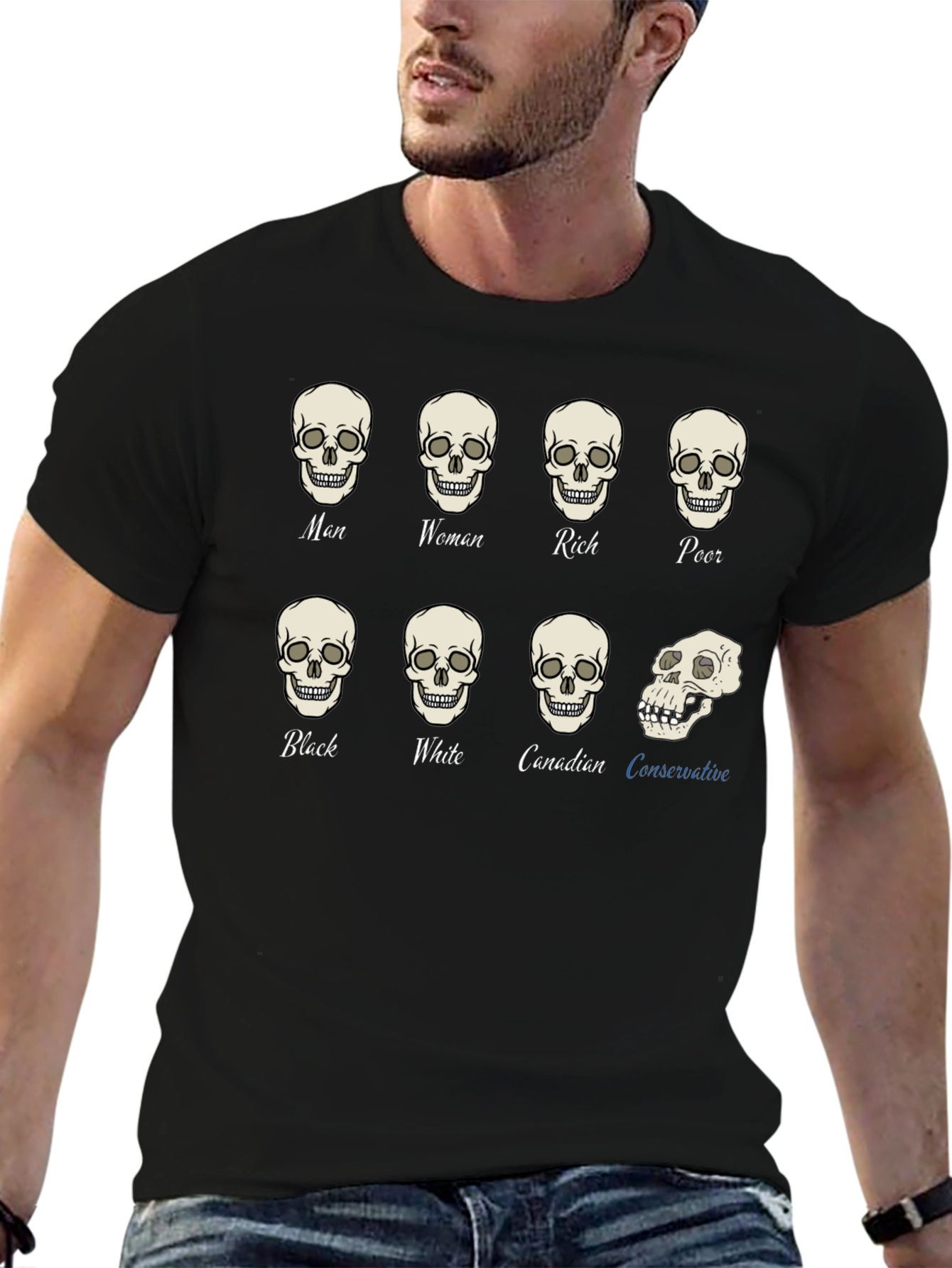 Equality T-Shirt: All Skulls Look the Same