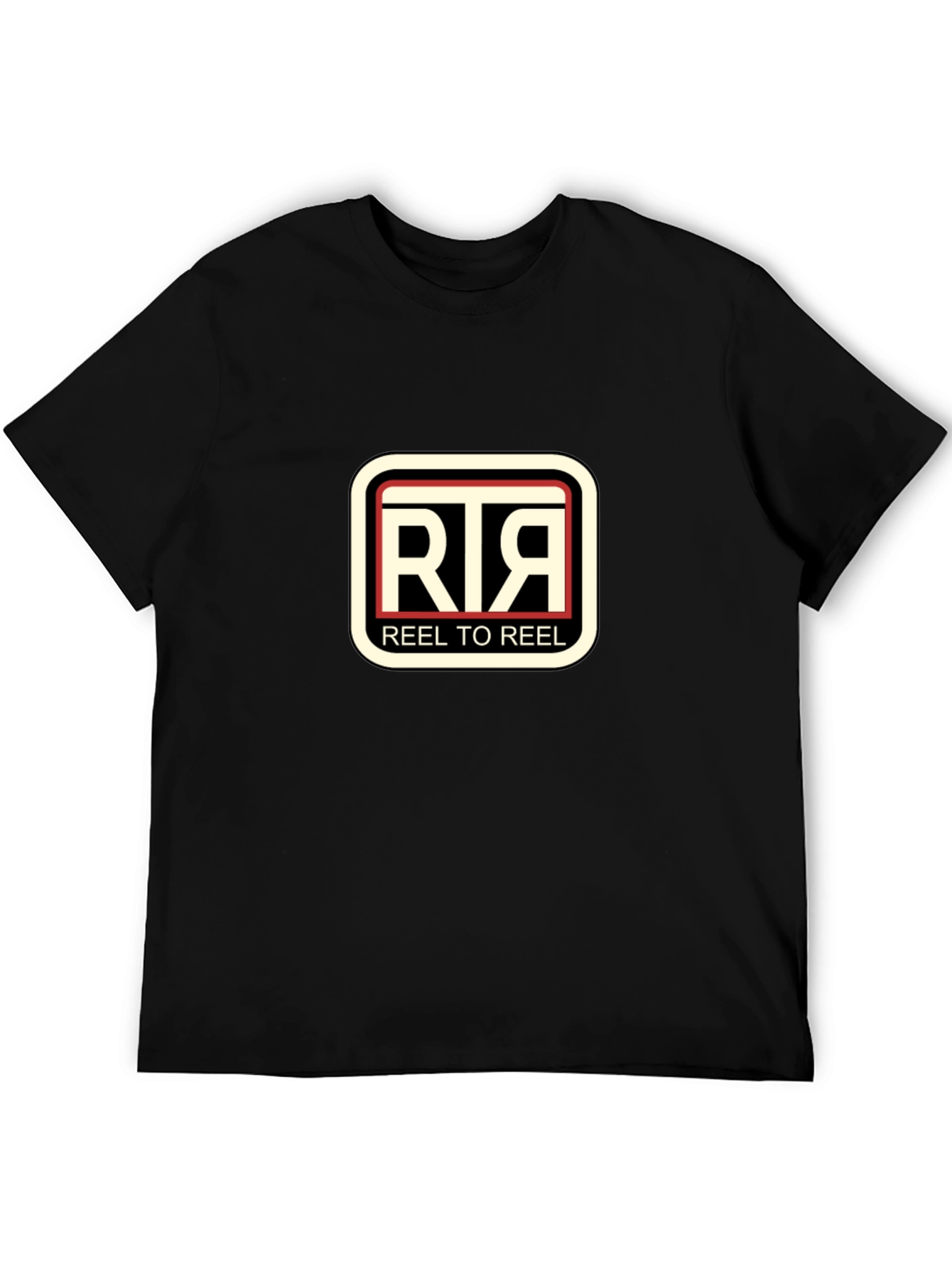 Reel to Reel Black Graphic Tee