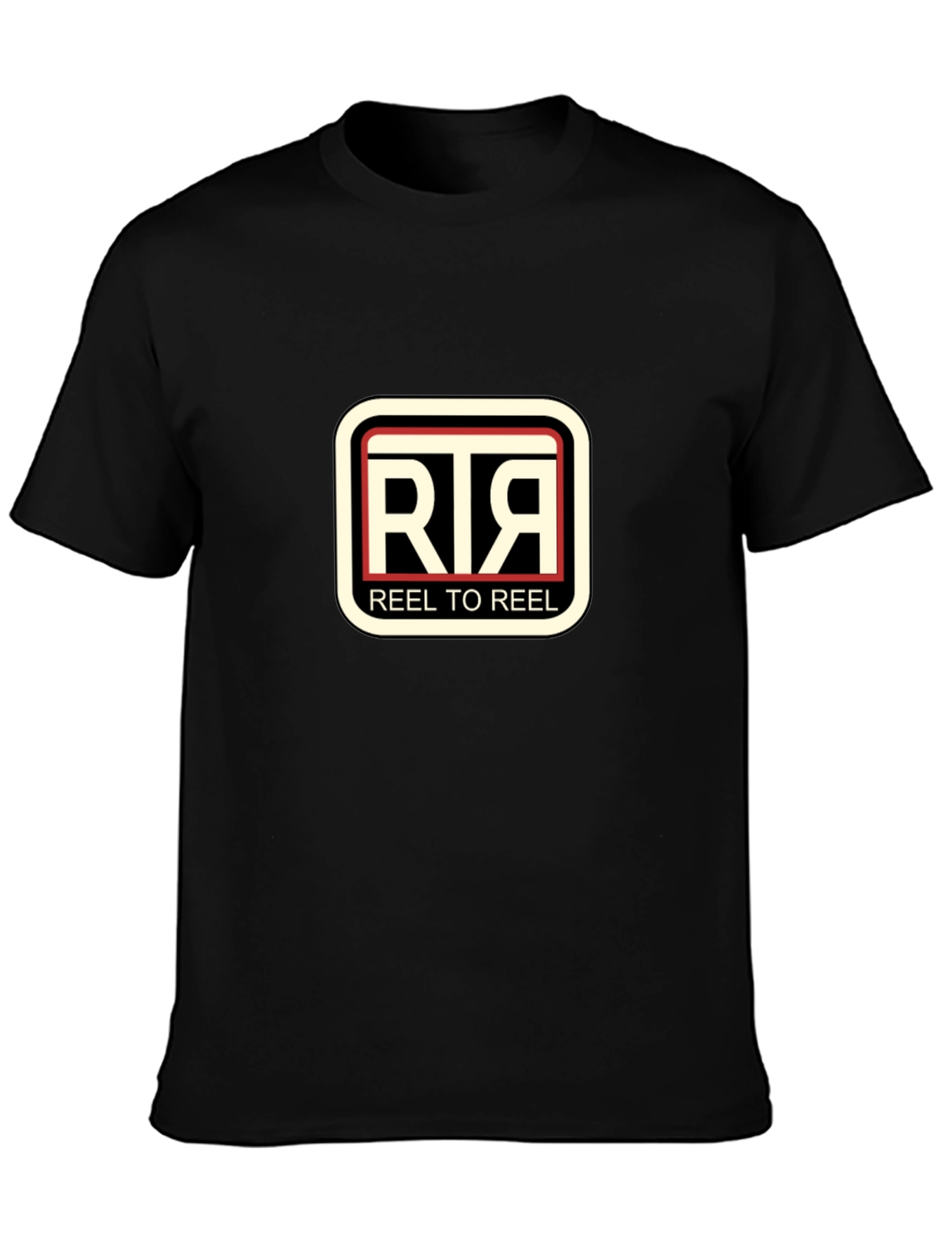 Reel to Reel Black Graphic Tee