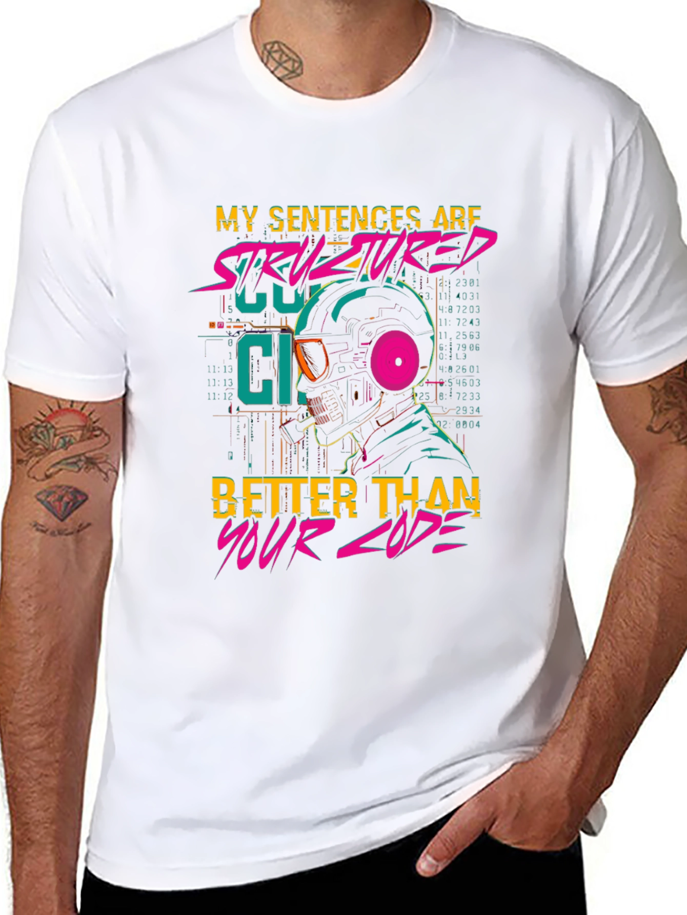 Structured Code T-Shirt - Programmer Humor Tee