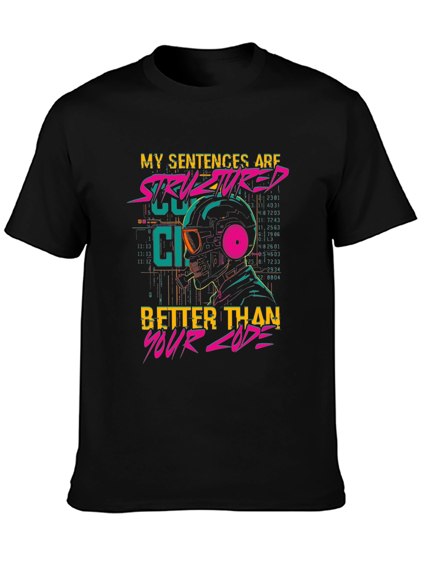 Structured Code T-Shirt - Programmer Humor Tee