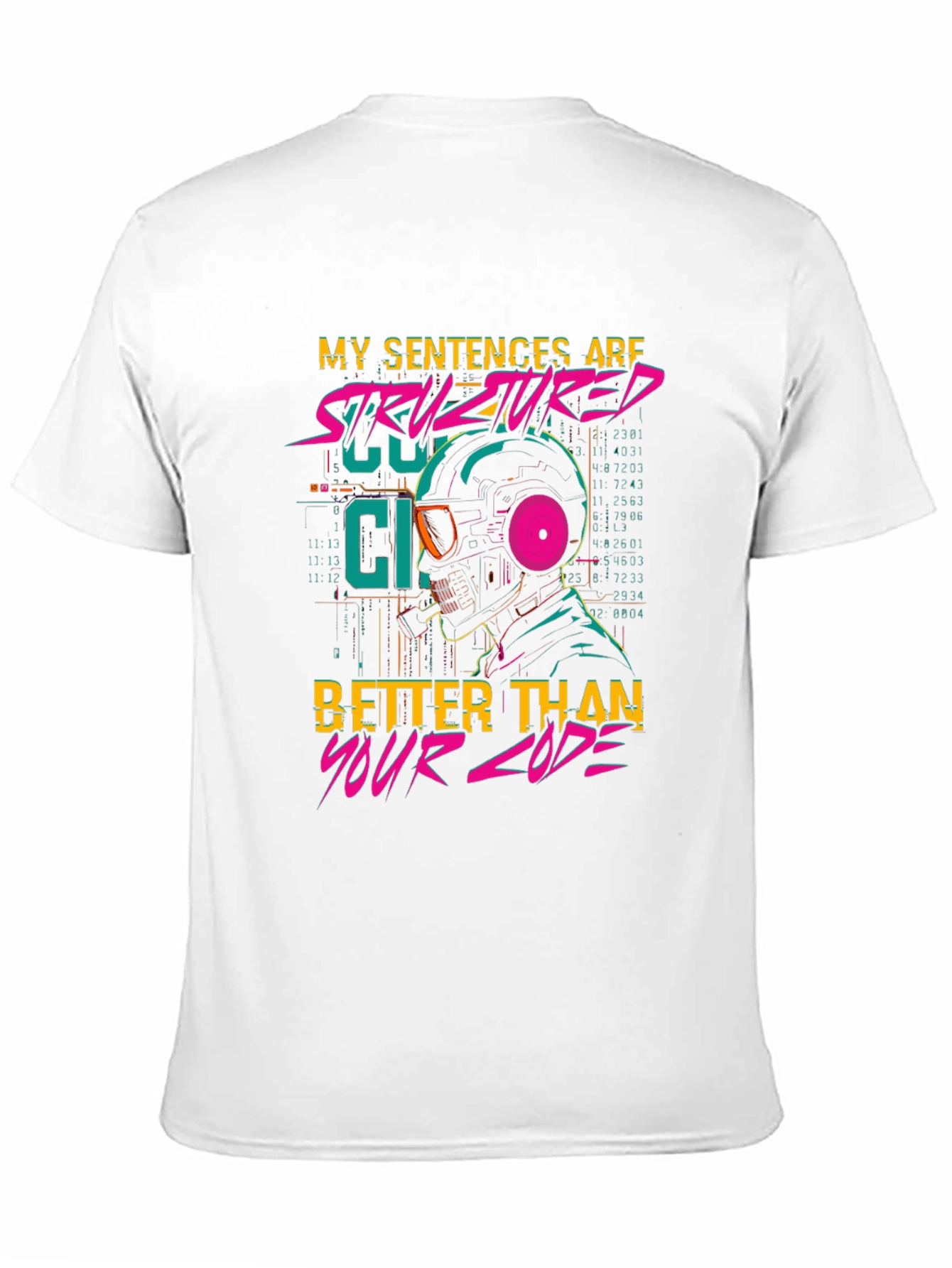 Structured Code T-Shirt - Programmer Humor Tee