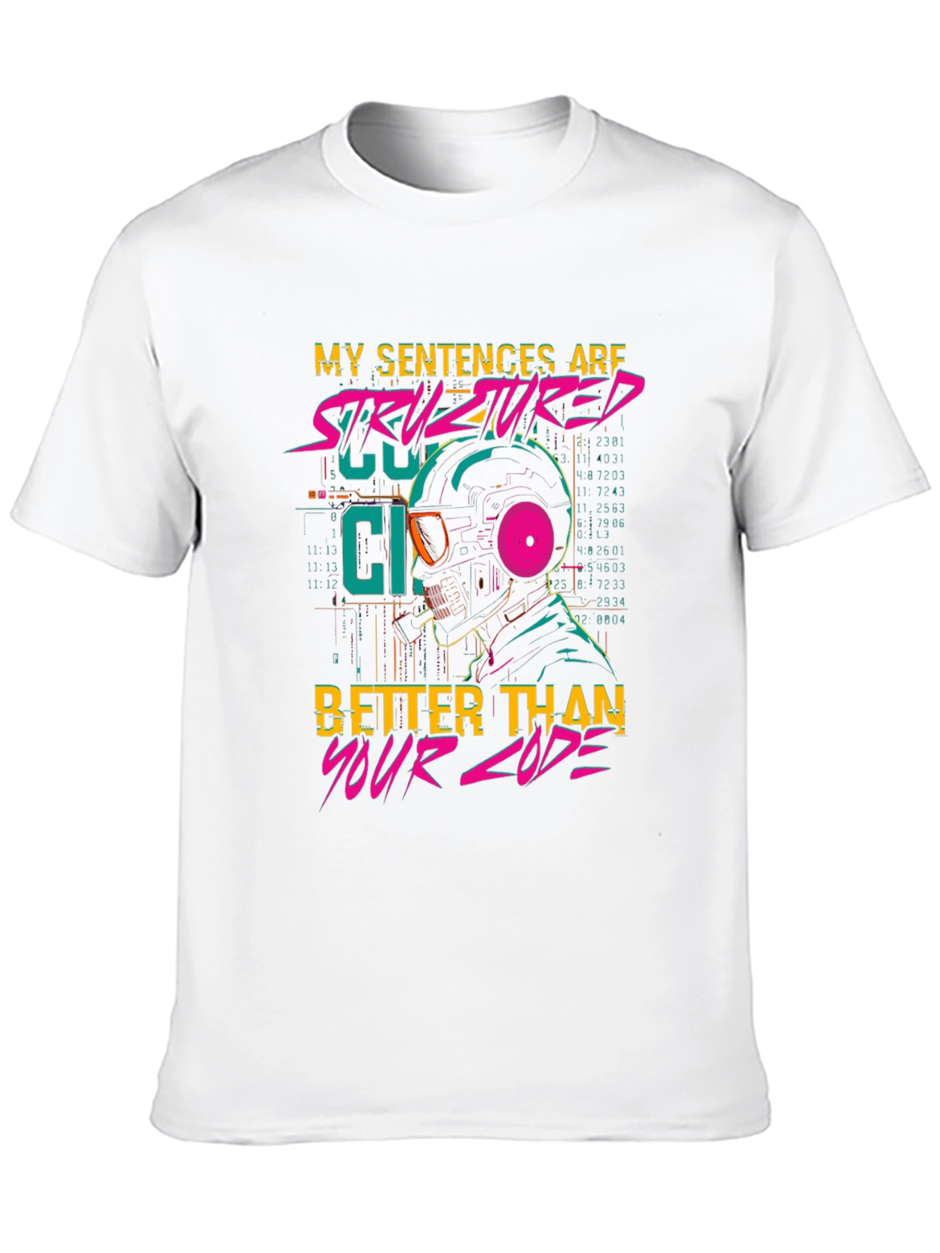 Structured Code T-Shirt - Programmer Humor Tee