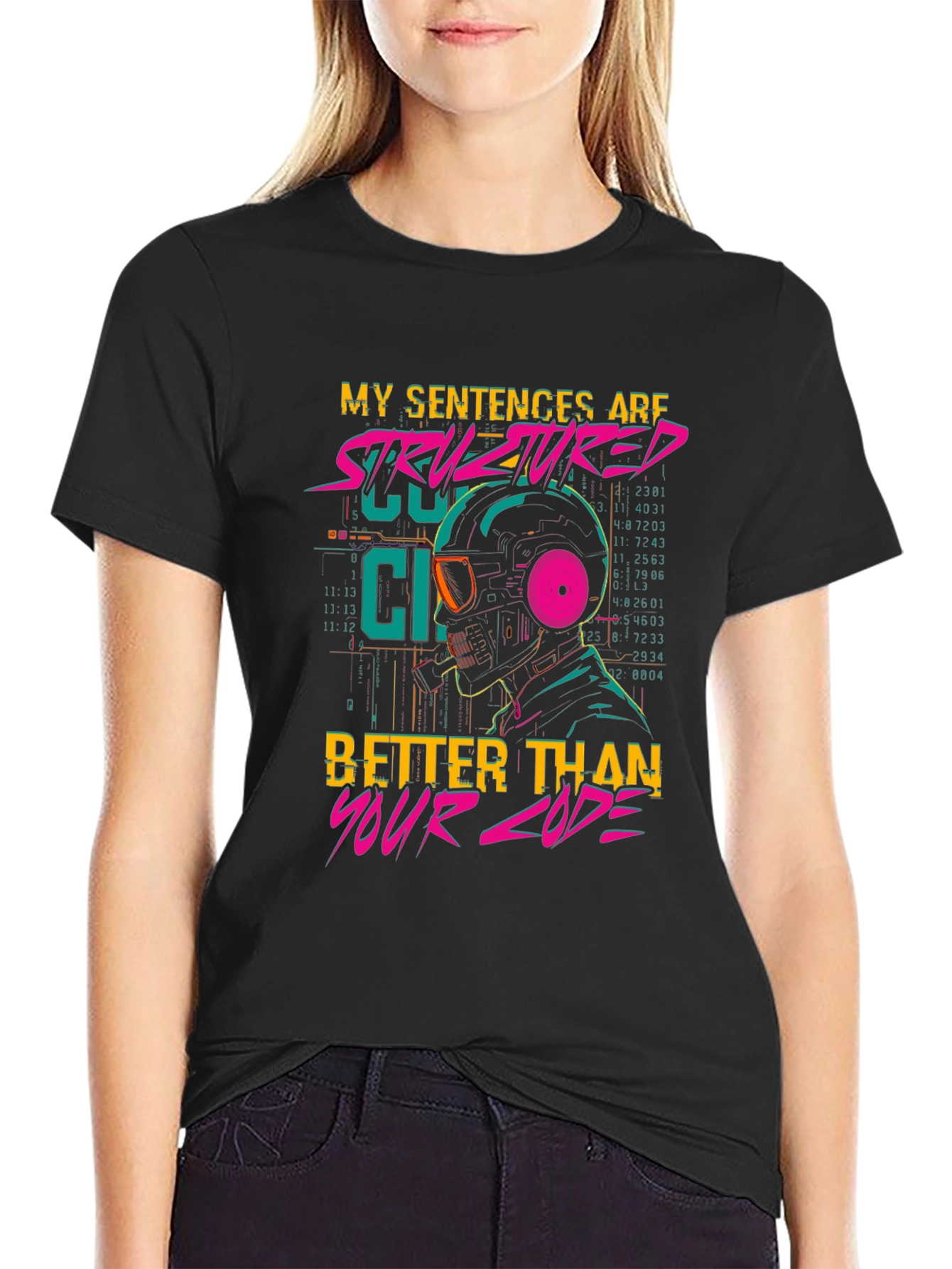 Structured Code T-Shirt - Programmer Humor Tee