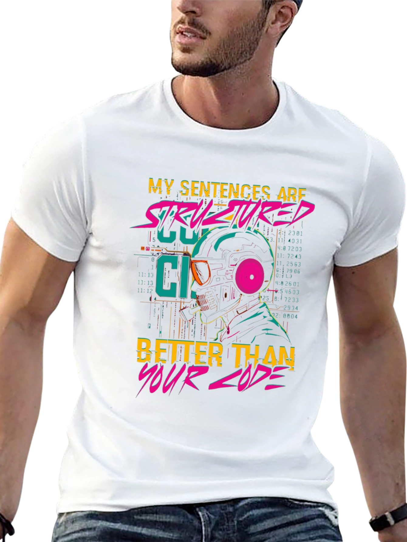 Structured Code T-Shirt - Programmer Humor Tee