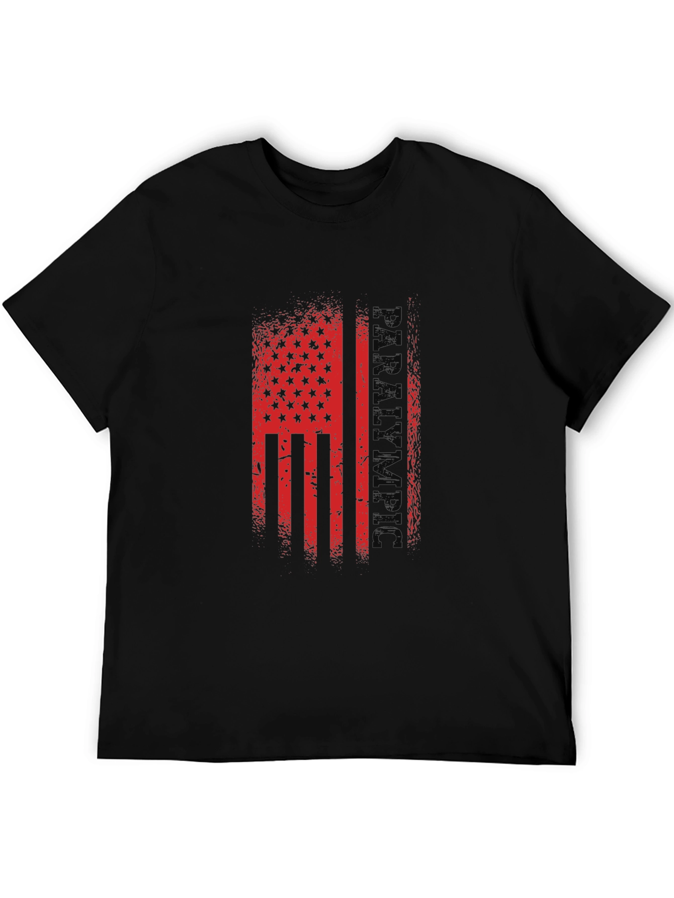 Patriotic Paralyzed T-Shirt - Black