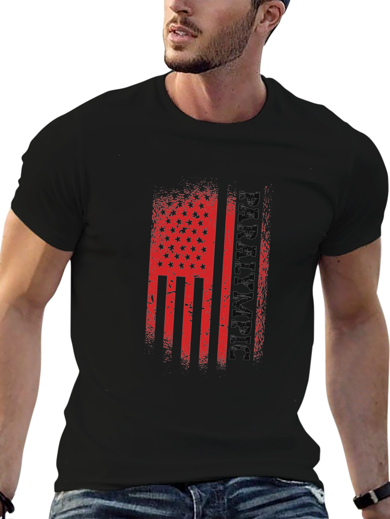 Patriotic Paralyzed T-Shirt - Black