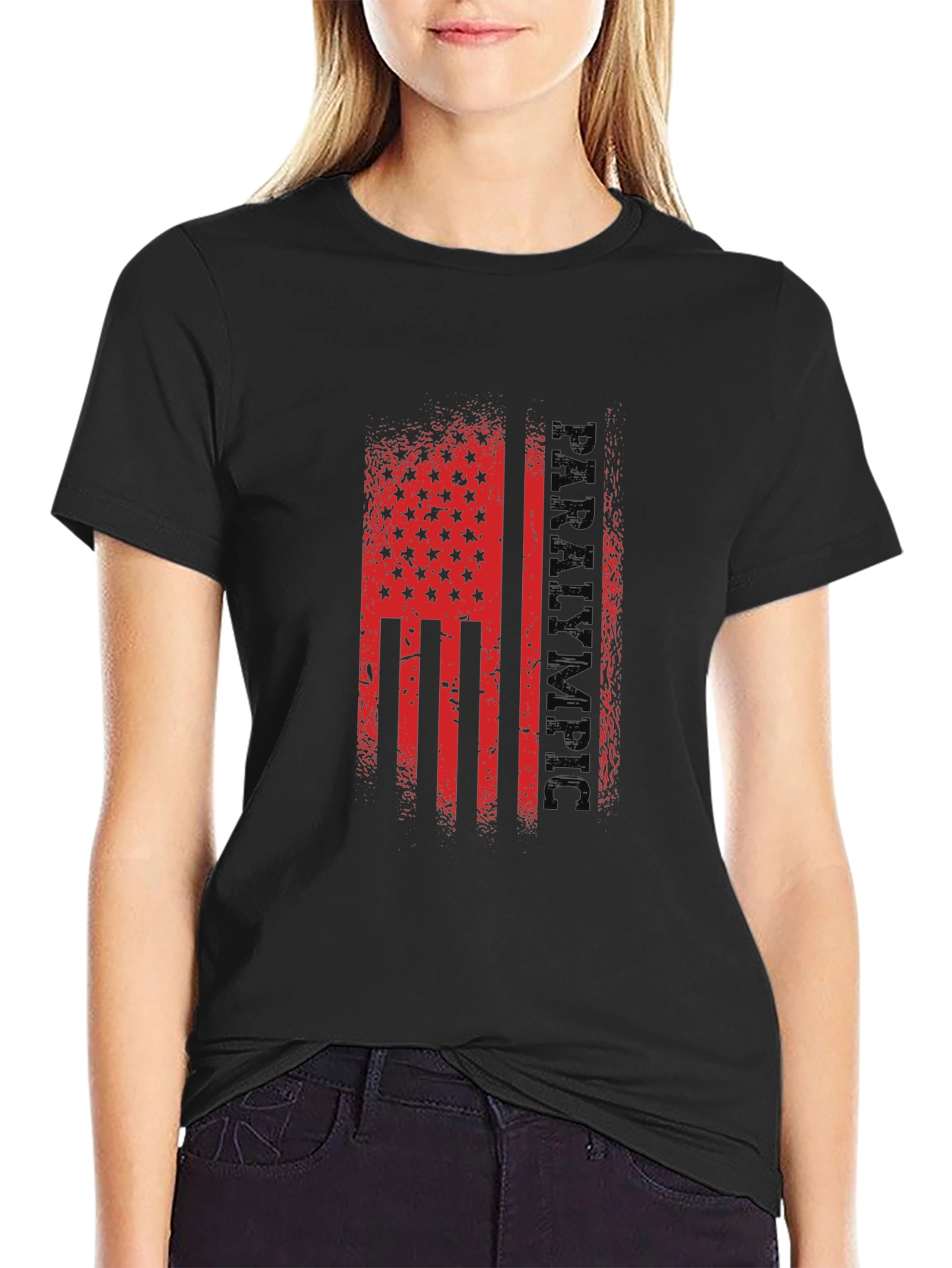 Patriotic Paralyzed T-Shirt - Black