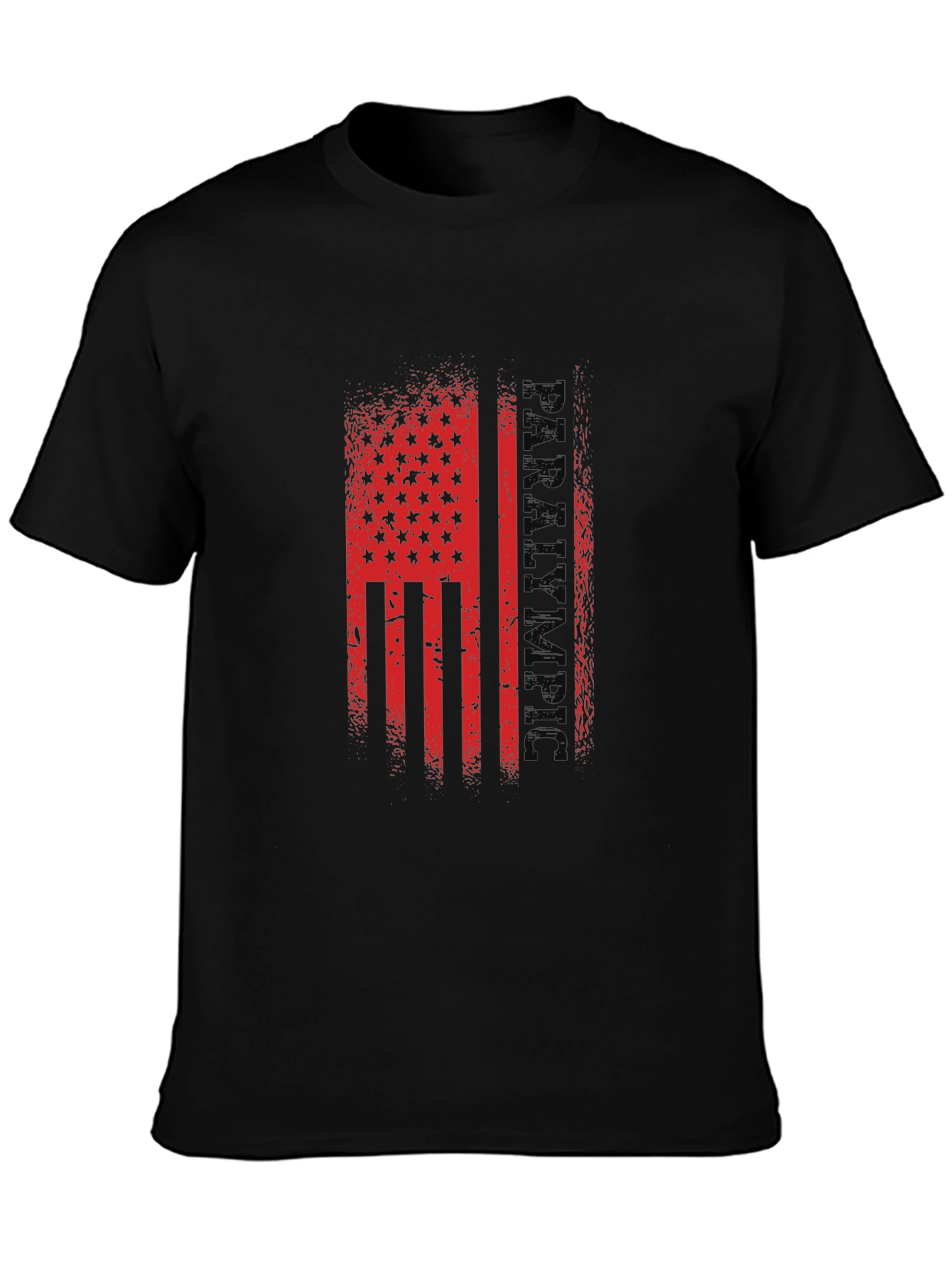 Patriotic Paralyzed T-Shirt - Black