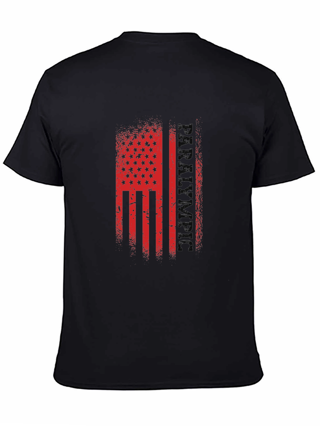 Patriotic Paralyzed T-Shirt - Black