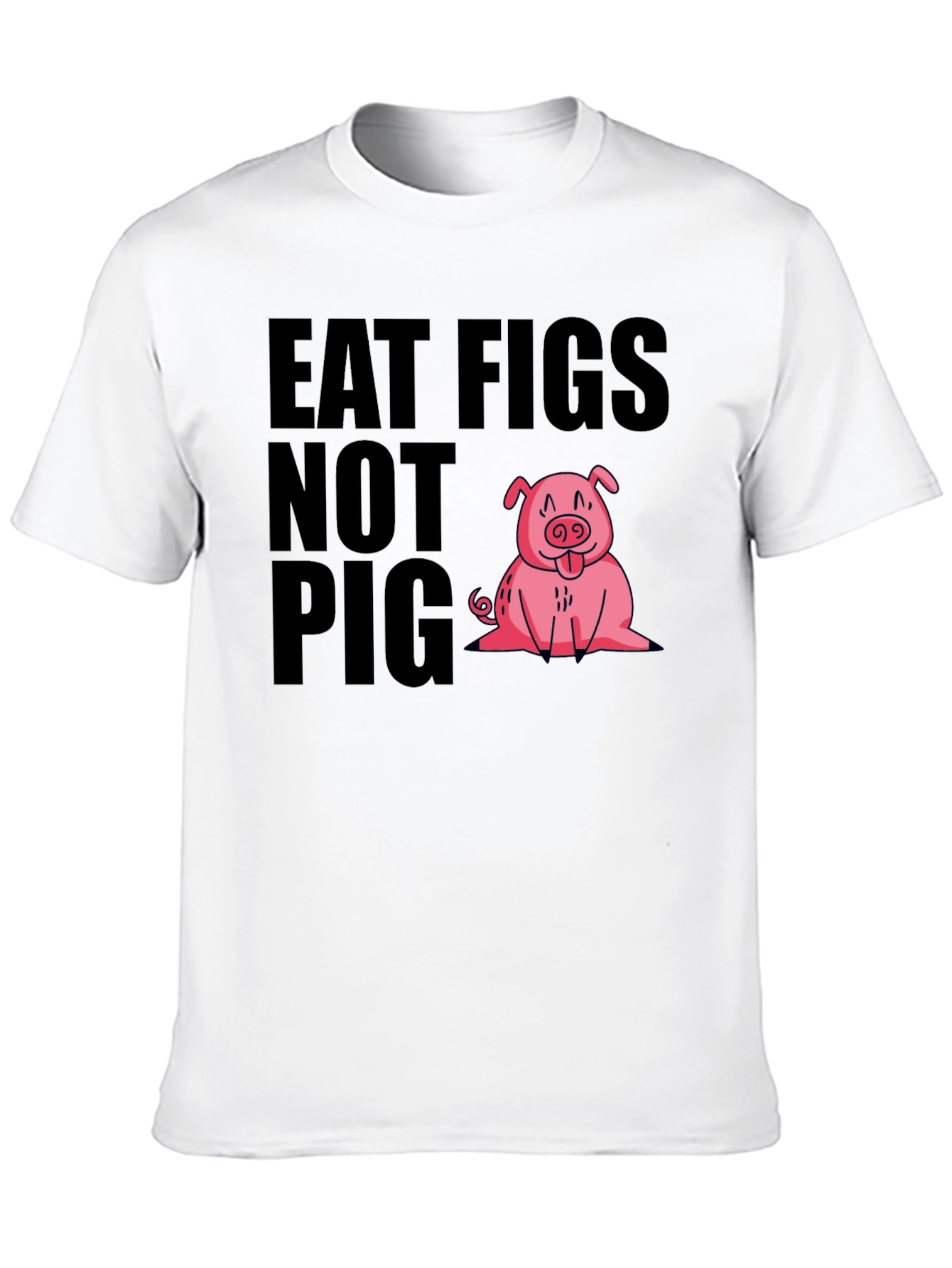 Eat Figs Not Pig Vegan Graphic Tee