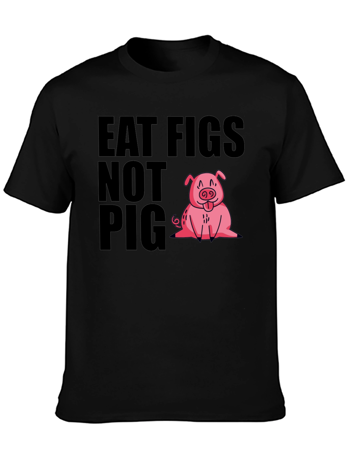Eat Figs Not Pig Vegan Graphic Tee