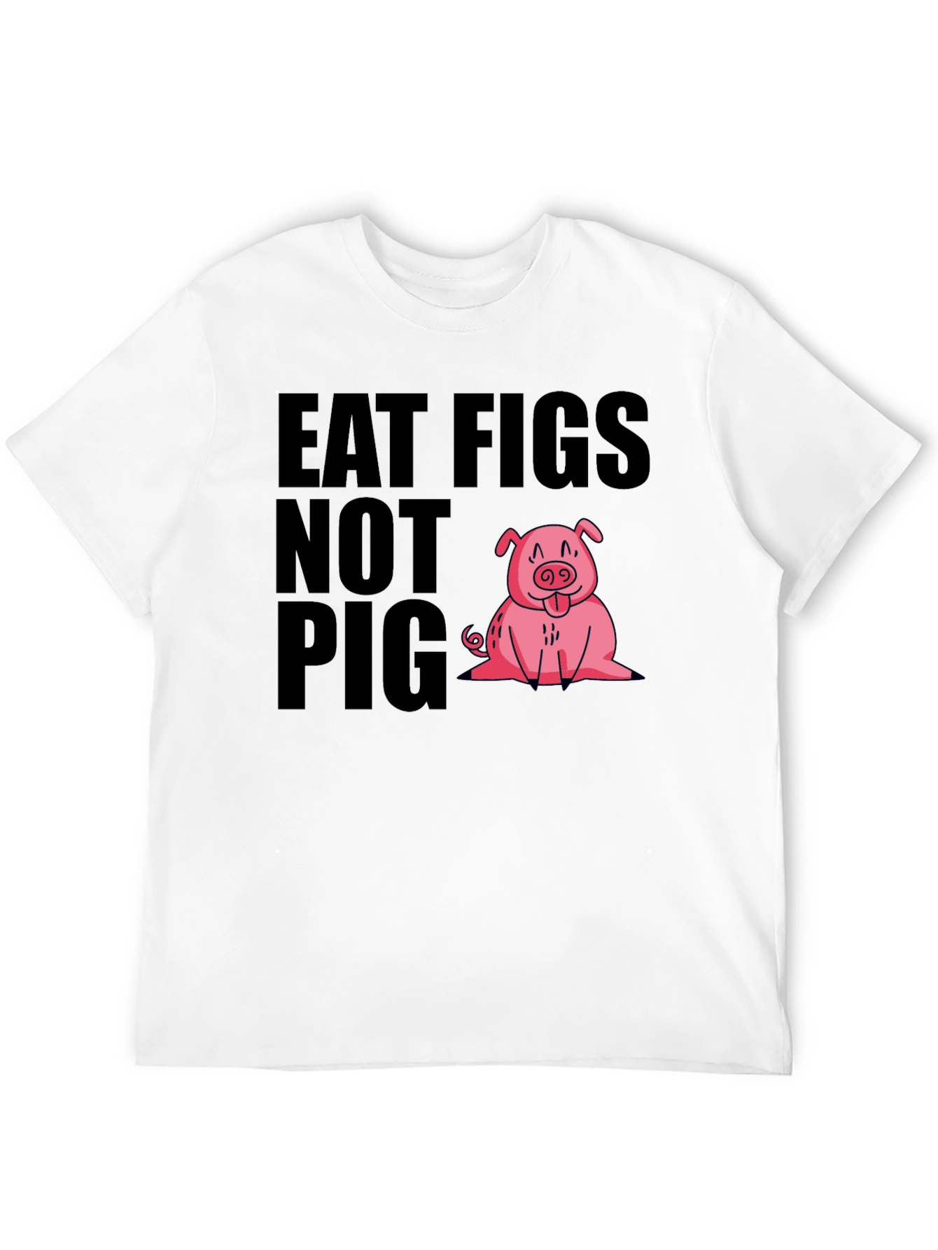 Eat Figs Not Pig Vegan Graphic Tee
