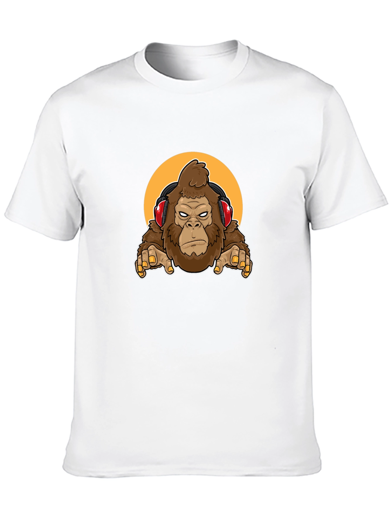 Cool Ape DJ T-Shirt - Black Graphic Tee