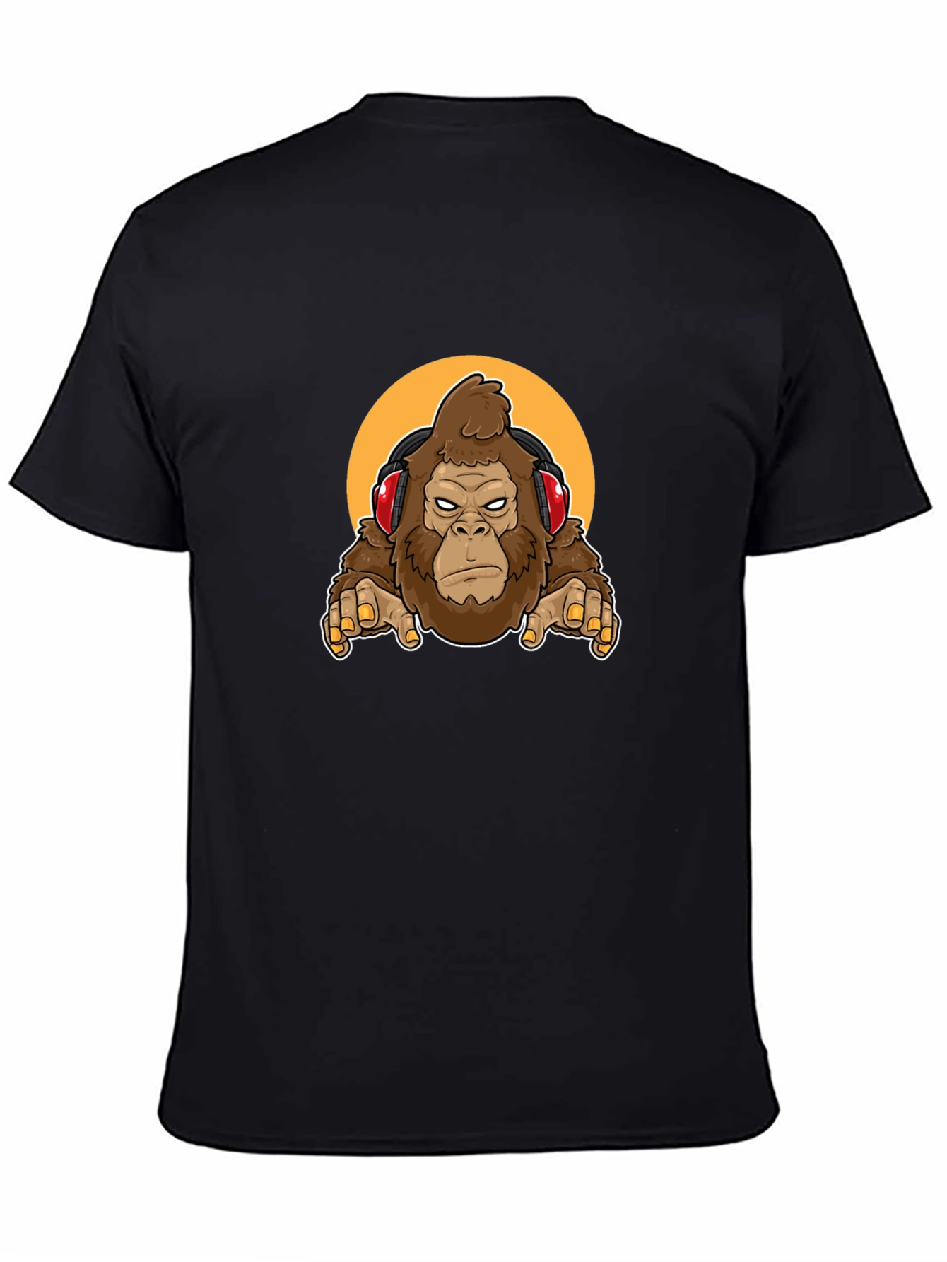 Cool Ape DJ T-Shirt - Black Graphic Tee