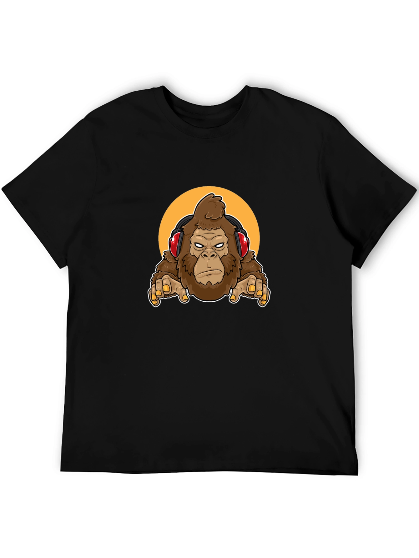 Cool Ape DJ T-Shirt - Black Graphic Tee