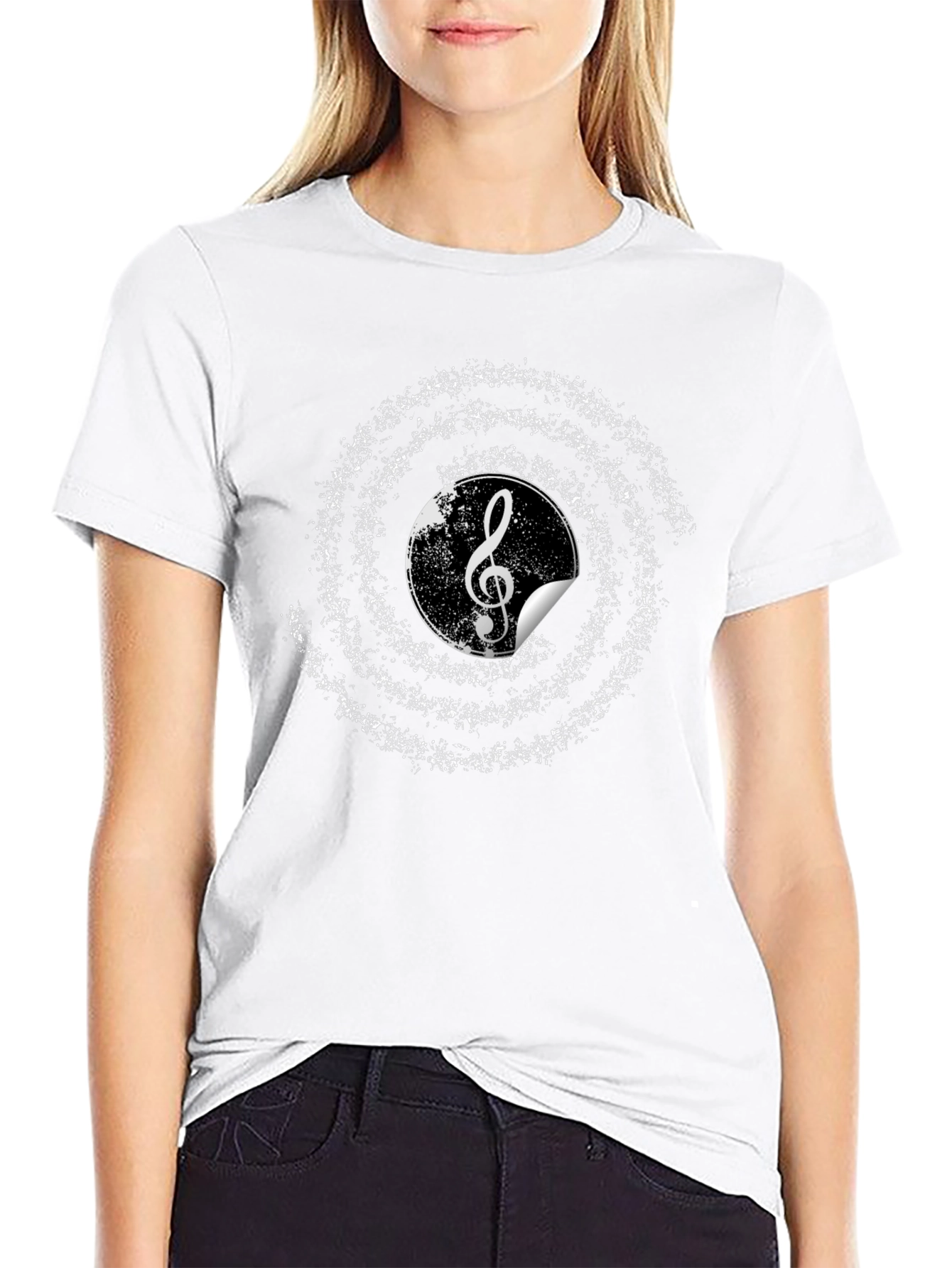 Musical Note Graphic T-Shirt