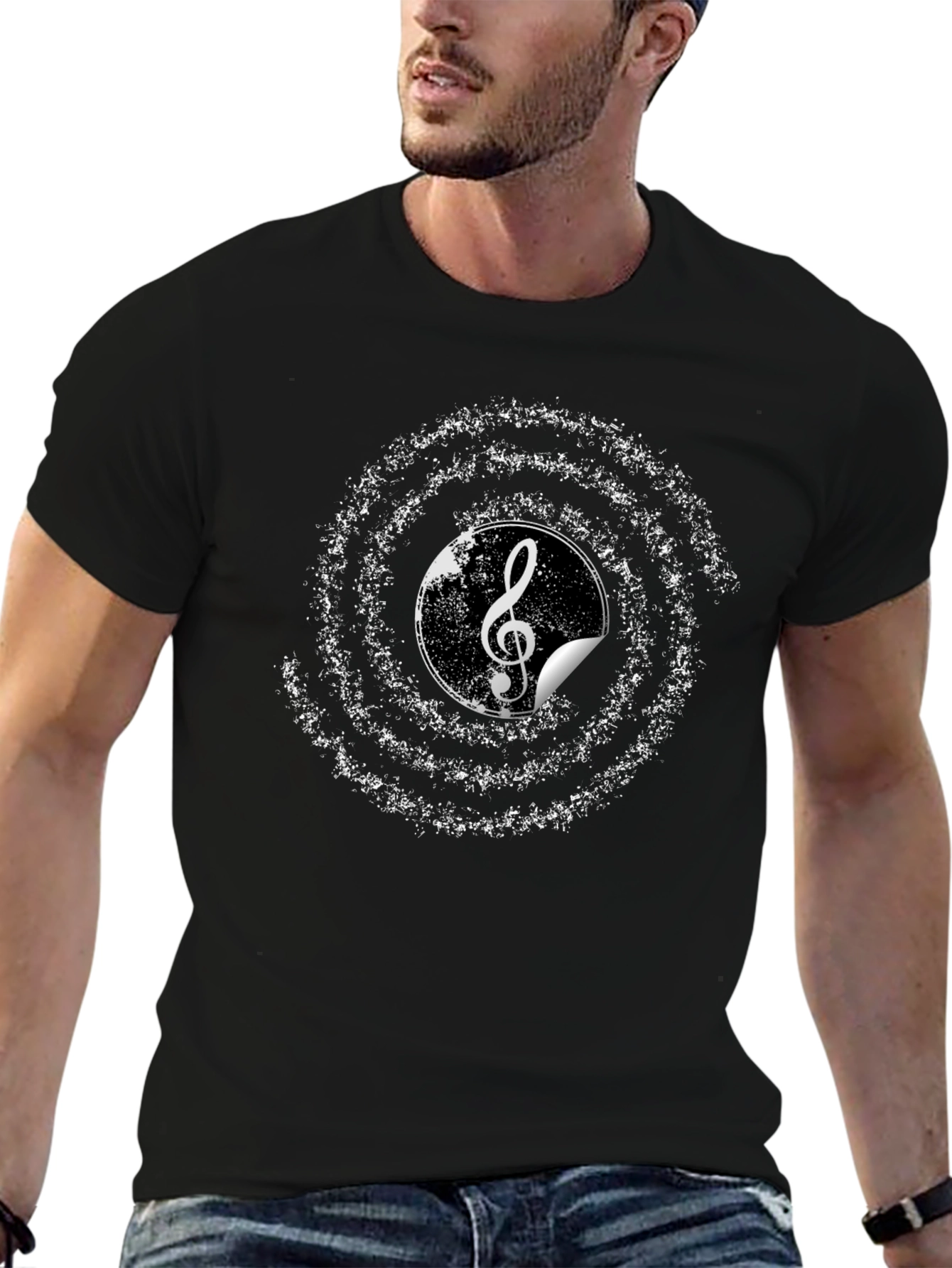 Musical Note Graphic T-Shirt