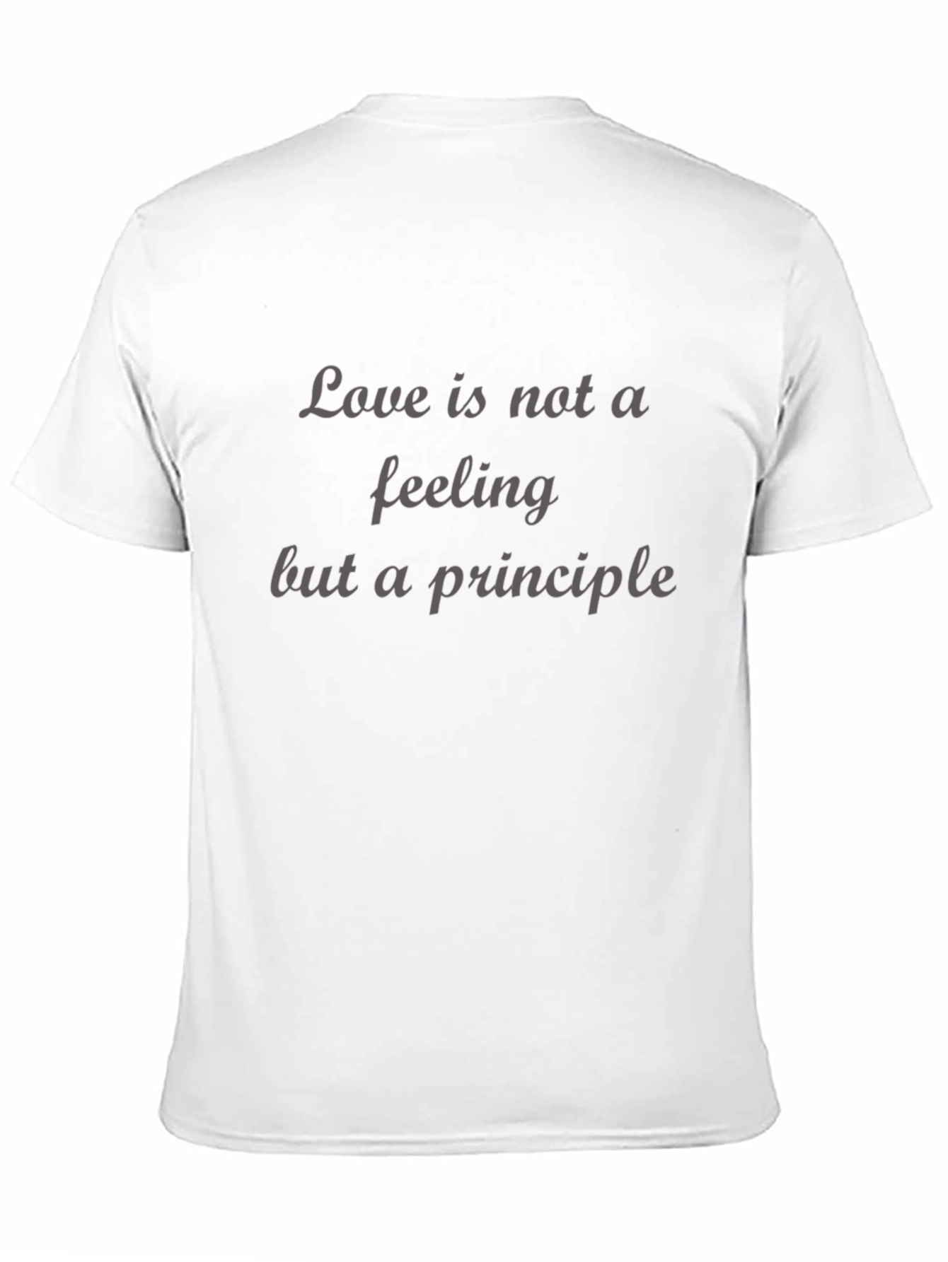 Love is Principle Black T-Shirt