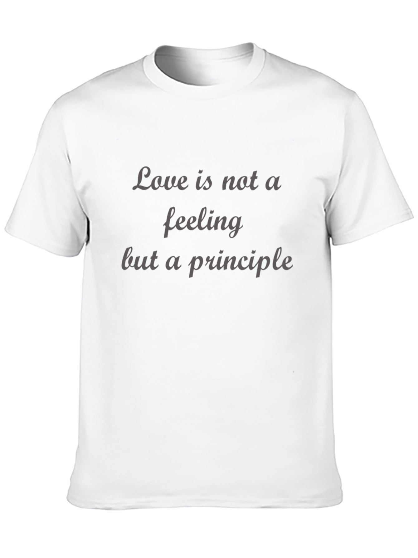 Love is Principle Black T-Shirt