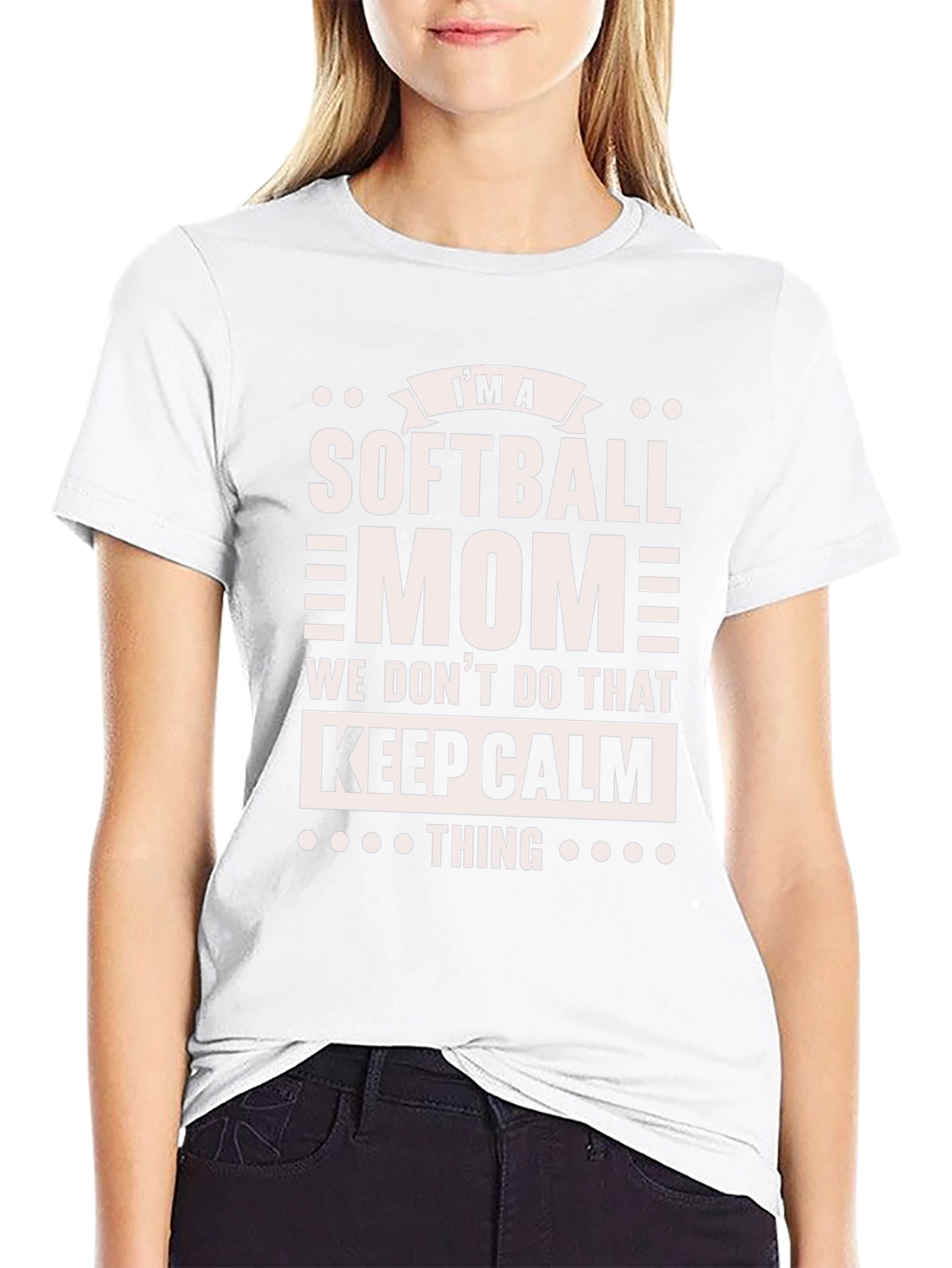 Softball Mom Graphic T-Shirt