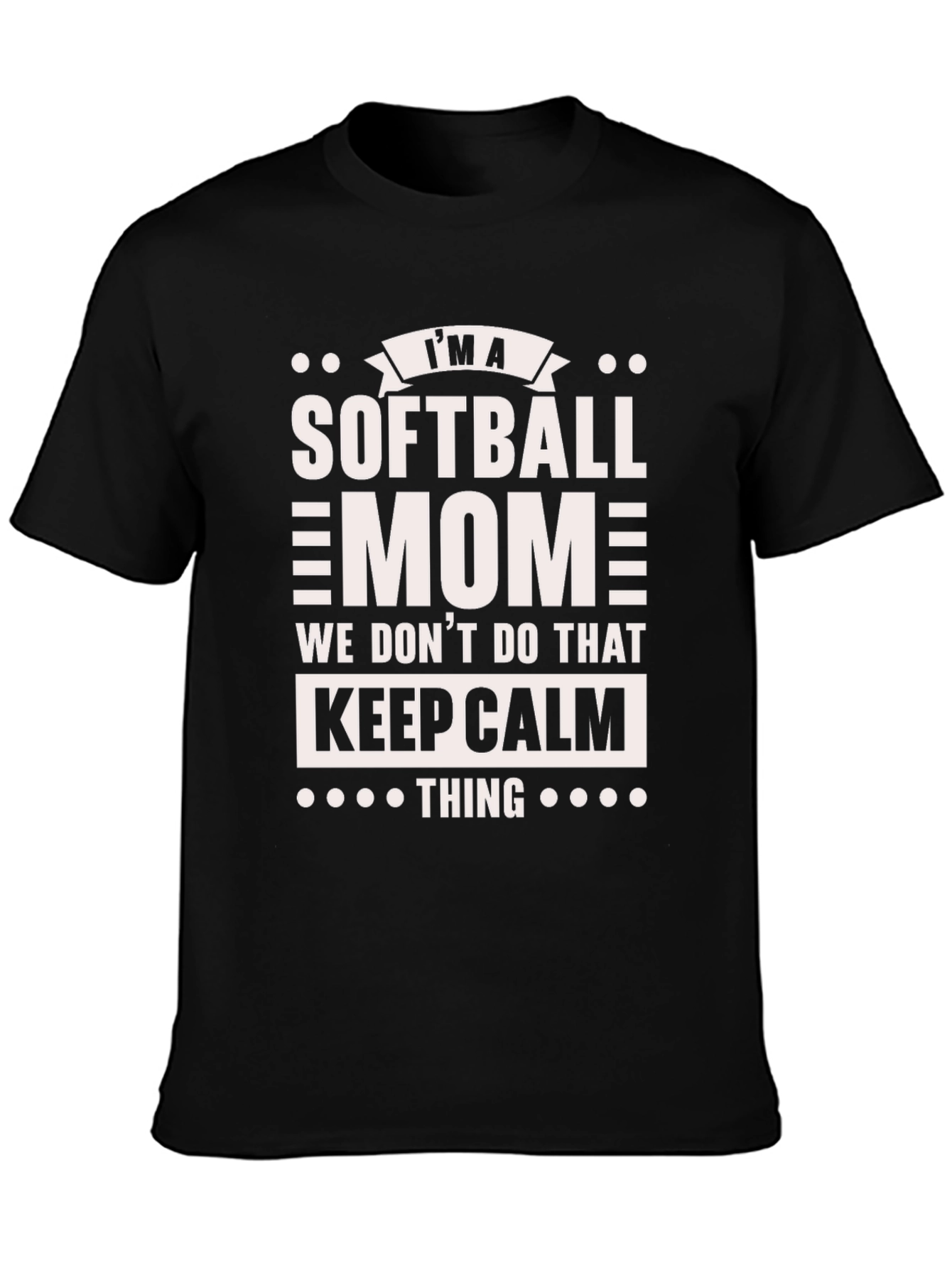 Softball Mom Graphic T-Shirt