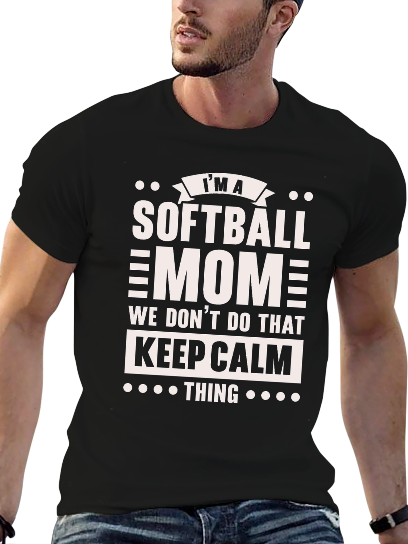 Softball Mom Graphic T-Shirt