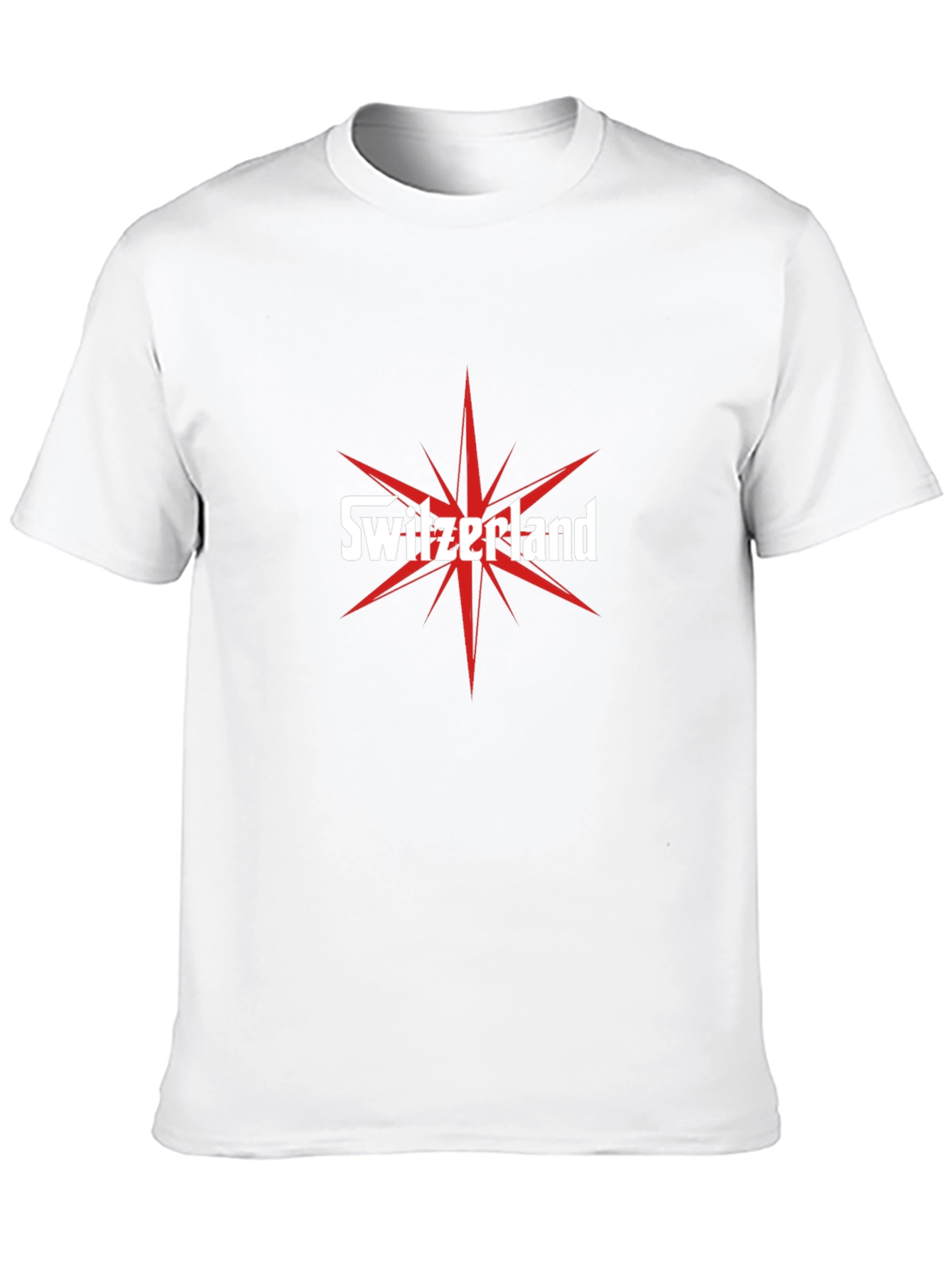Switzerland Graphic Black T-Shirt