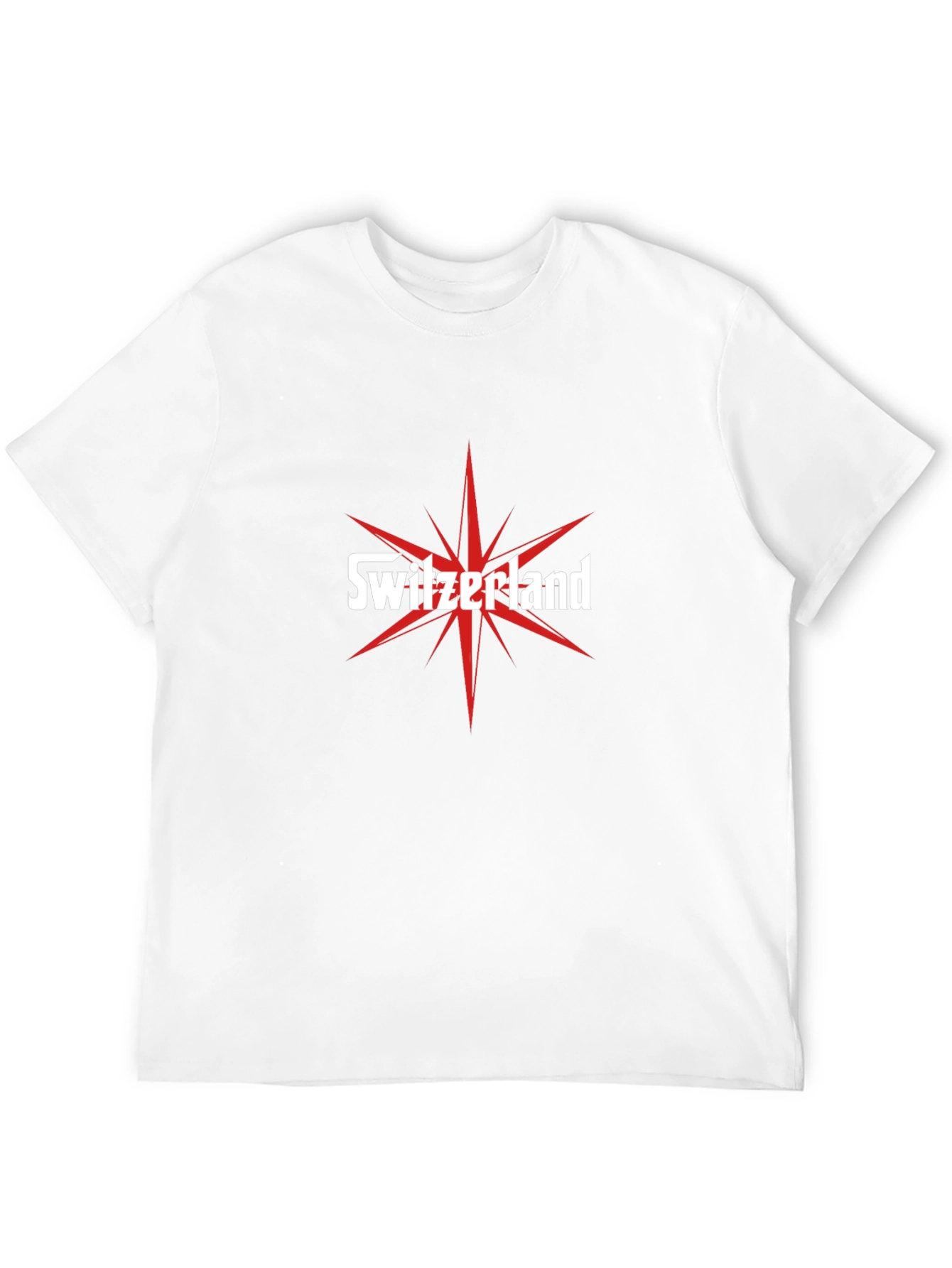 Switzerland Graphic Black T-Shirt