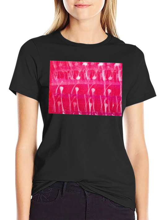 Abstract Patterned Black T-Shirt