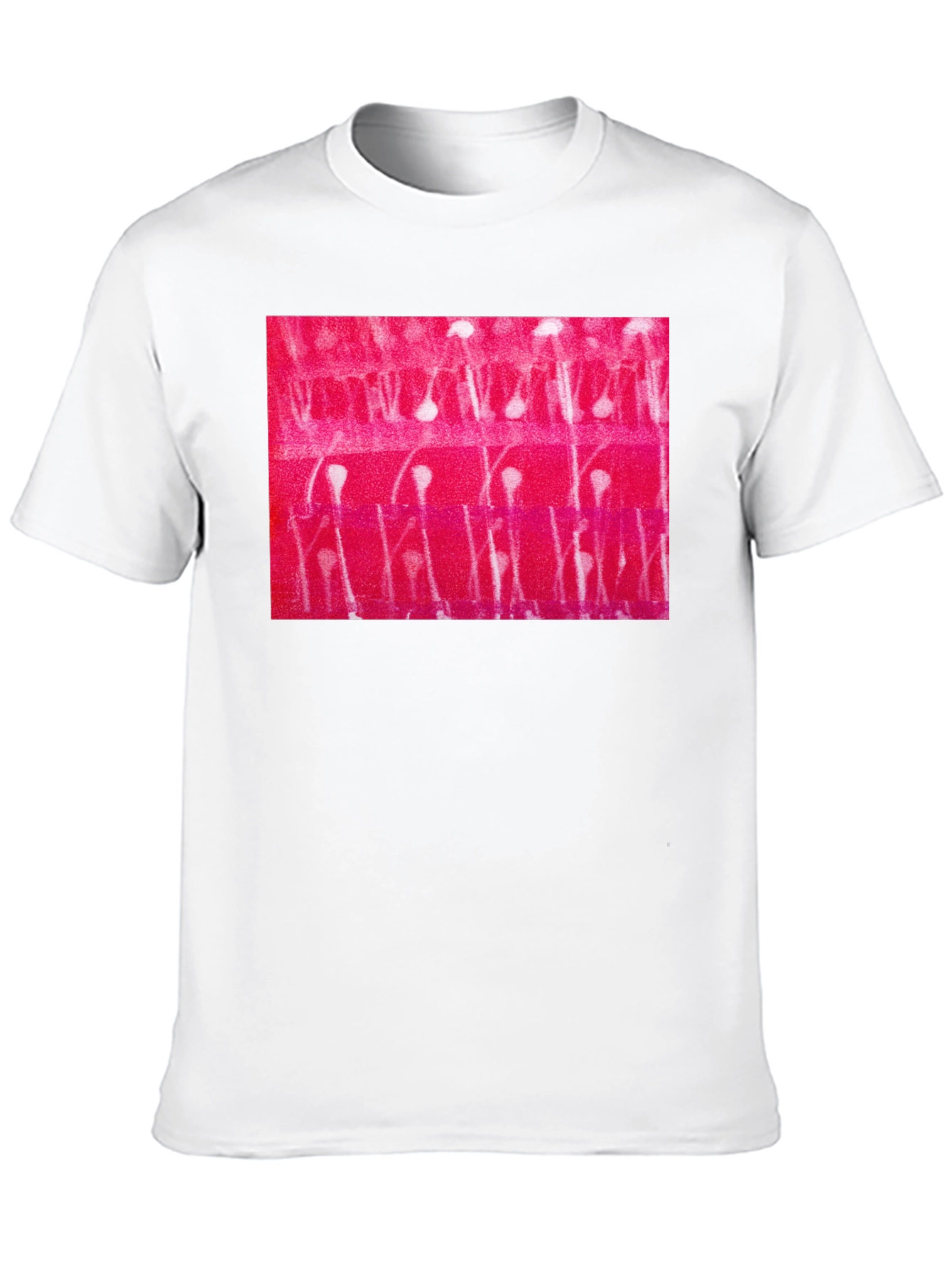 Abstract Patterned Black T-Shirt