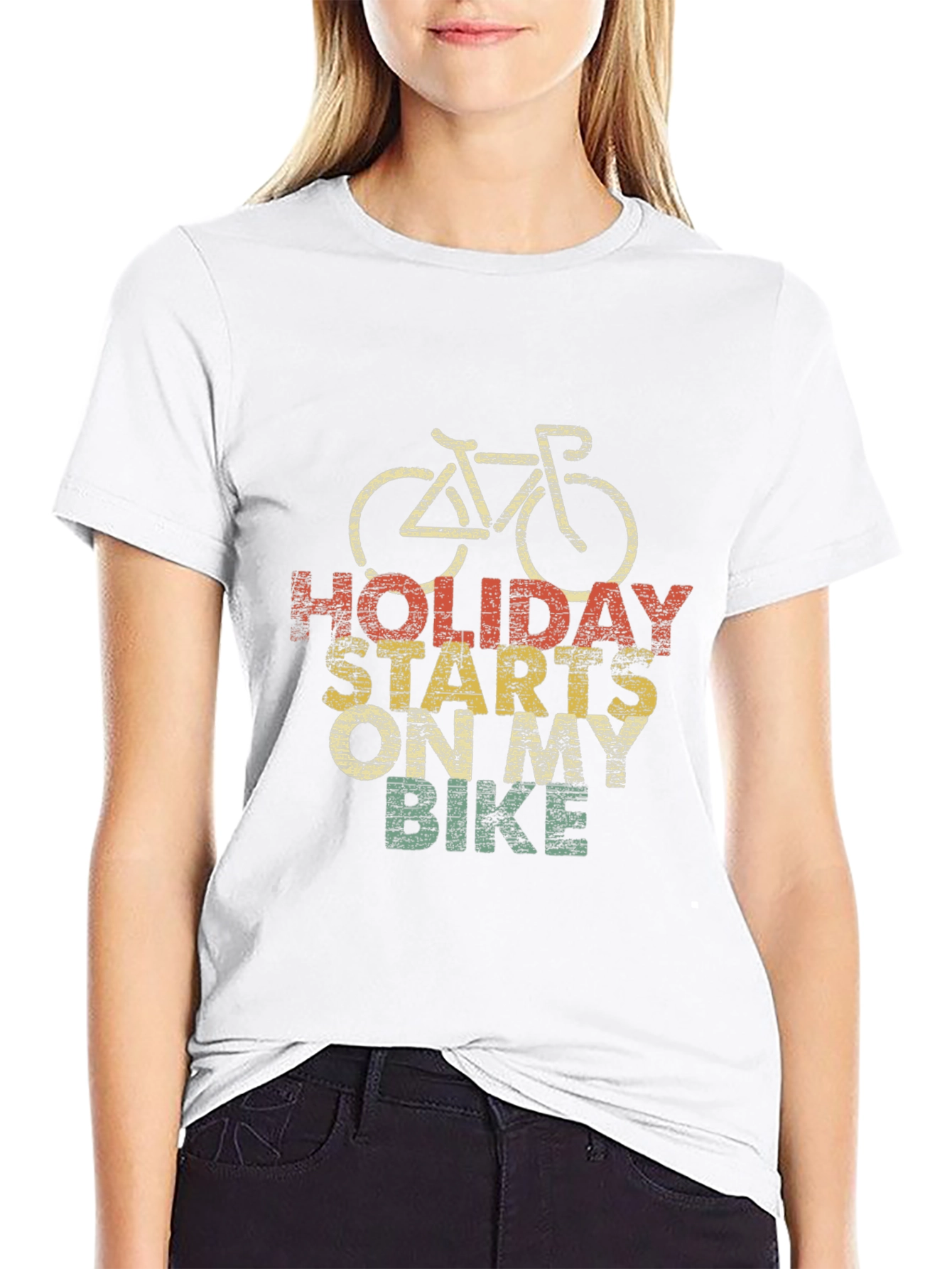 Holiday Starts On My Bike T-Shirt