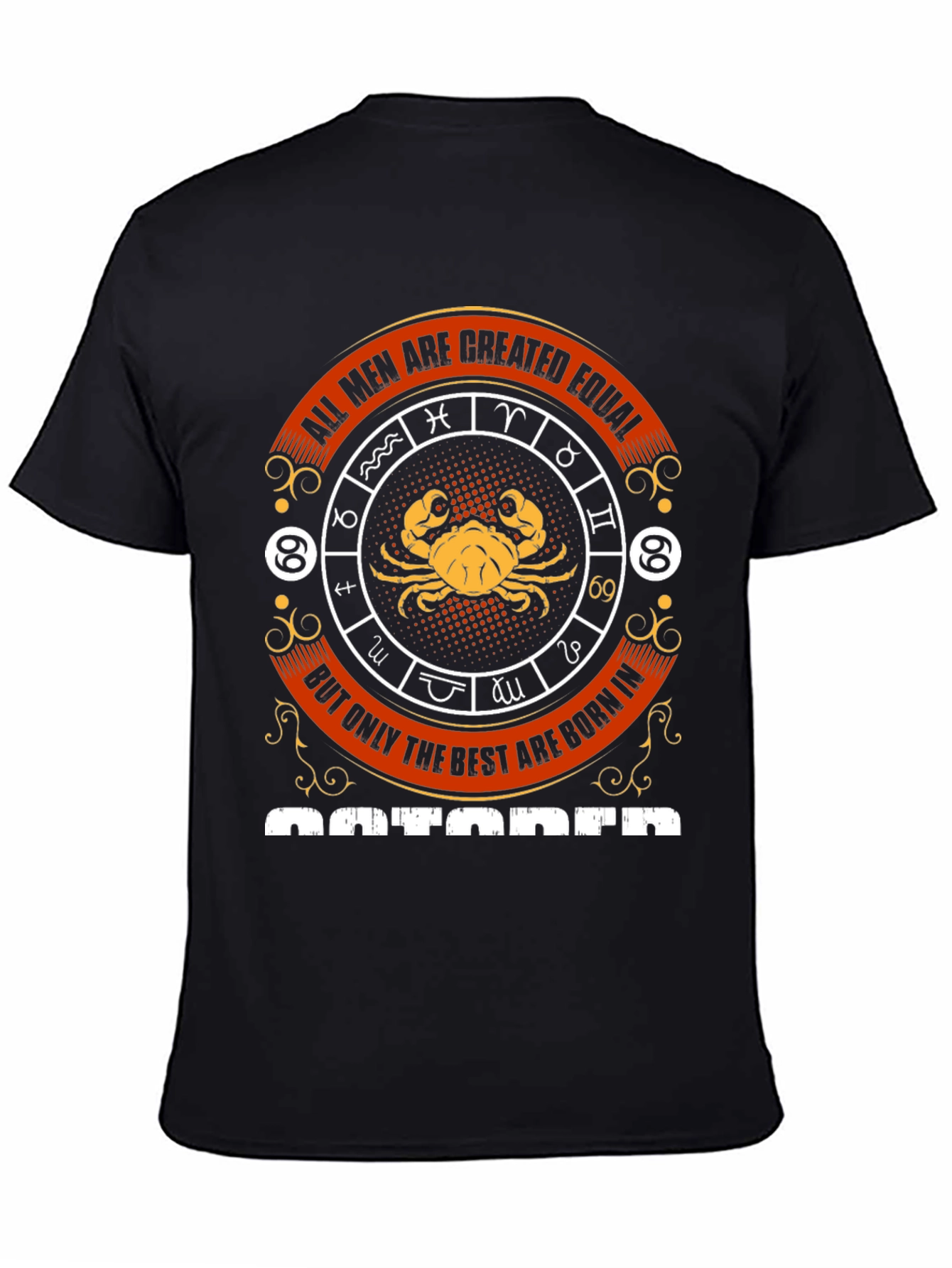 October Zodiac Graphic T-Shirt