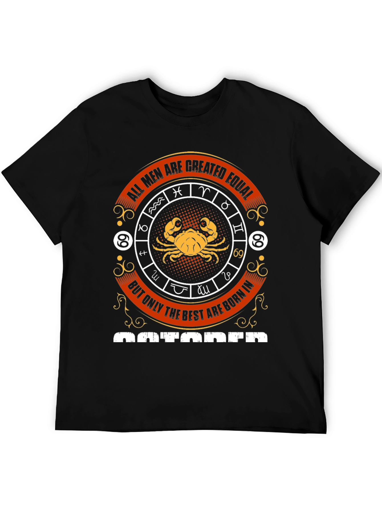 October Zodiac Graphic T-Shirt