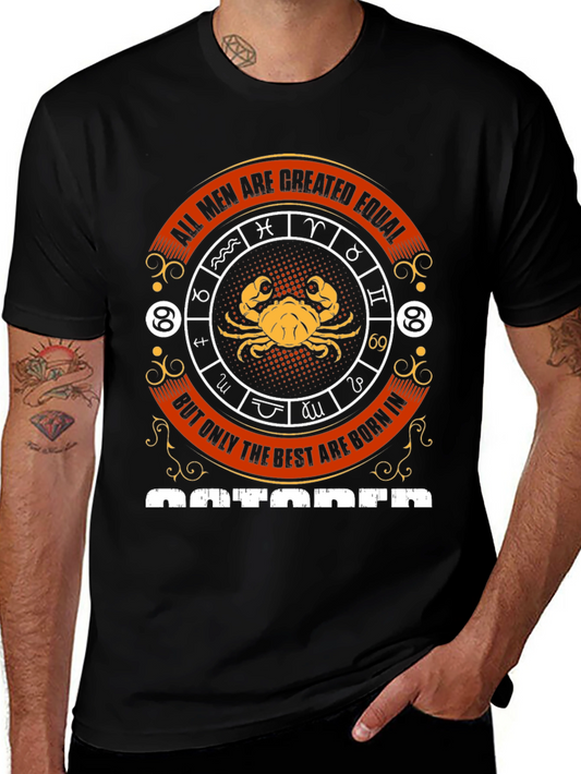 October Zodiac Graphic T-Shirt
